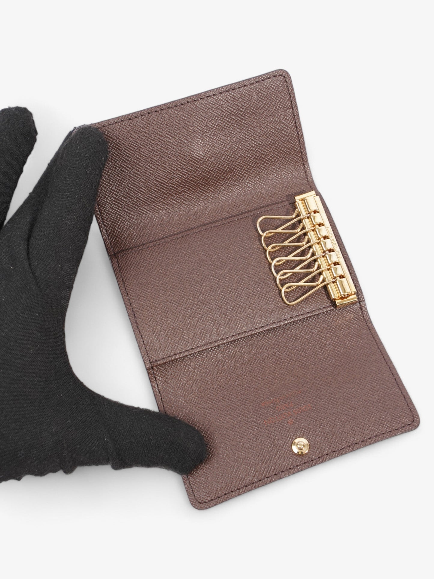 Louis Vuitton Multicles 6 Key Holder Damier Ebene Coated Canvas