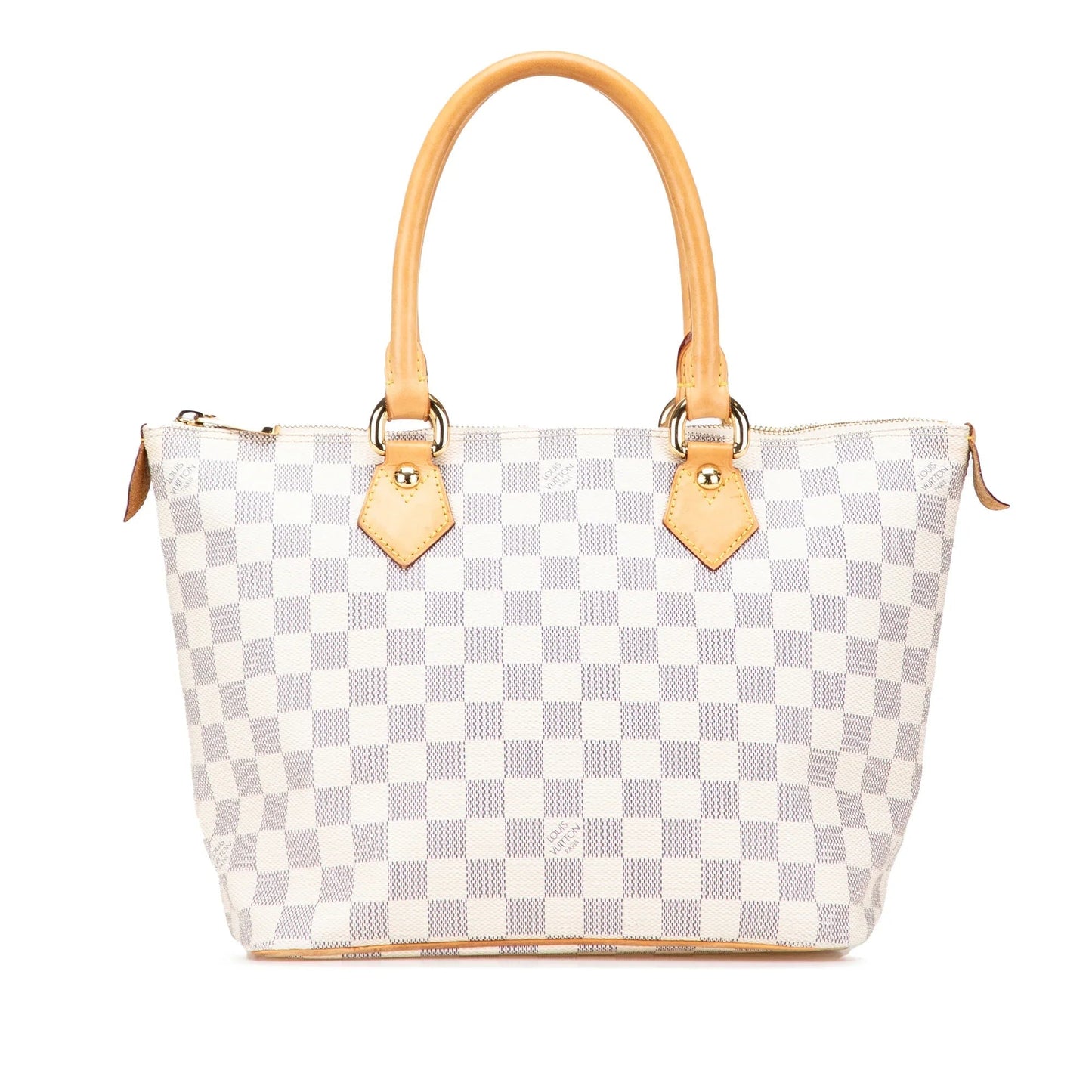 White Louis Vuitton Damier Azur Saleya PM Handbag