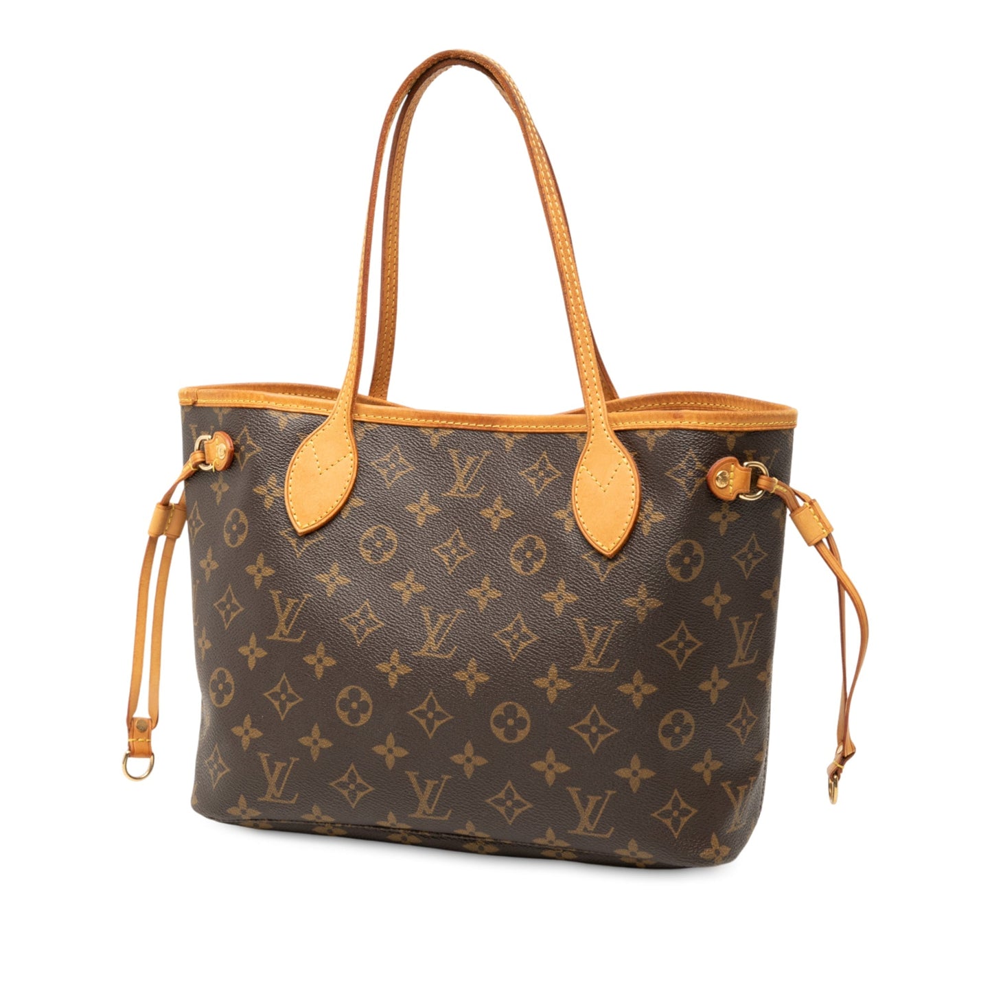 Brown Louis Vuitton Monogram Neverfull PM Tote Bag