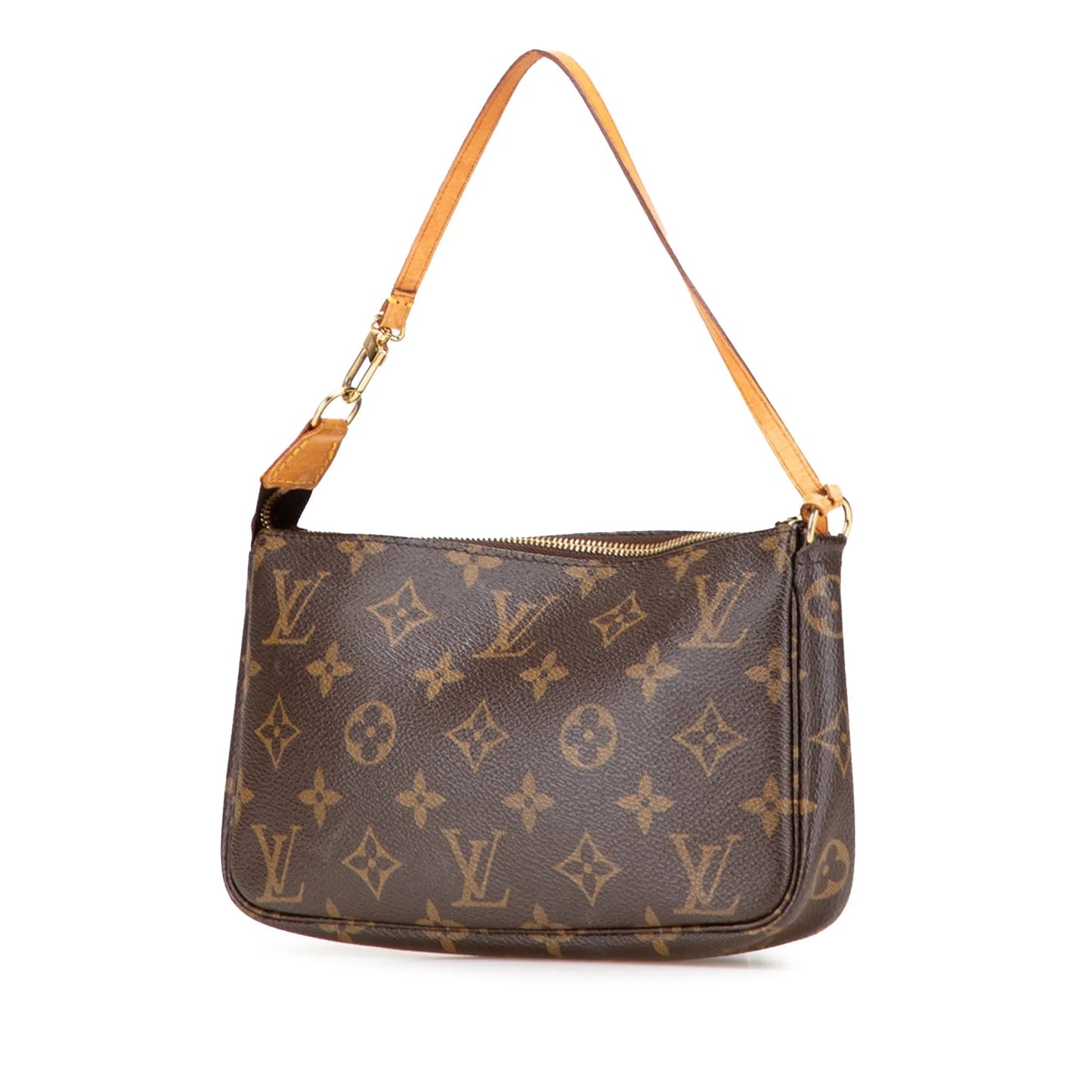 Brown Louis Vuitton Monogram Pochette Accessoires Shoulder Bag