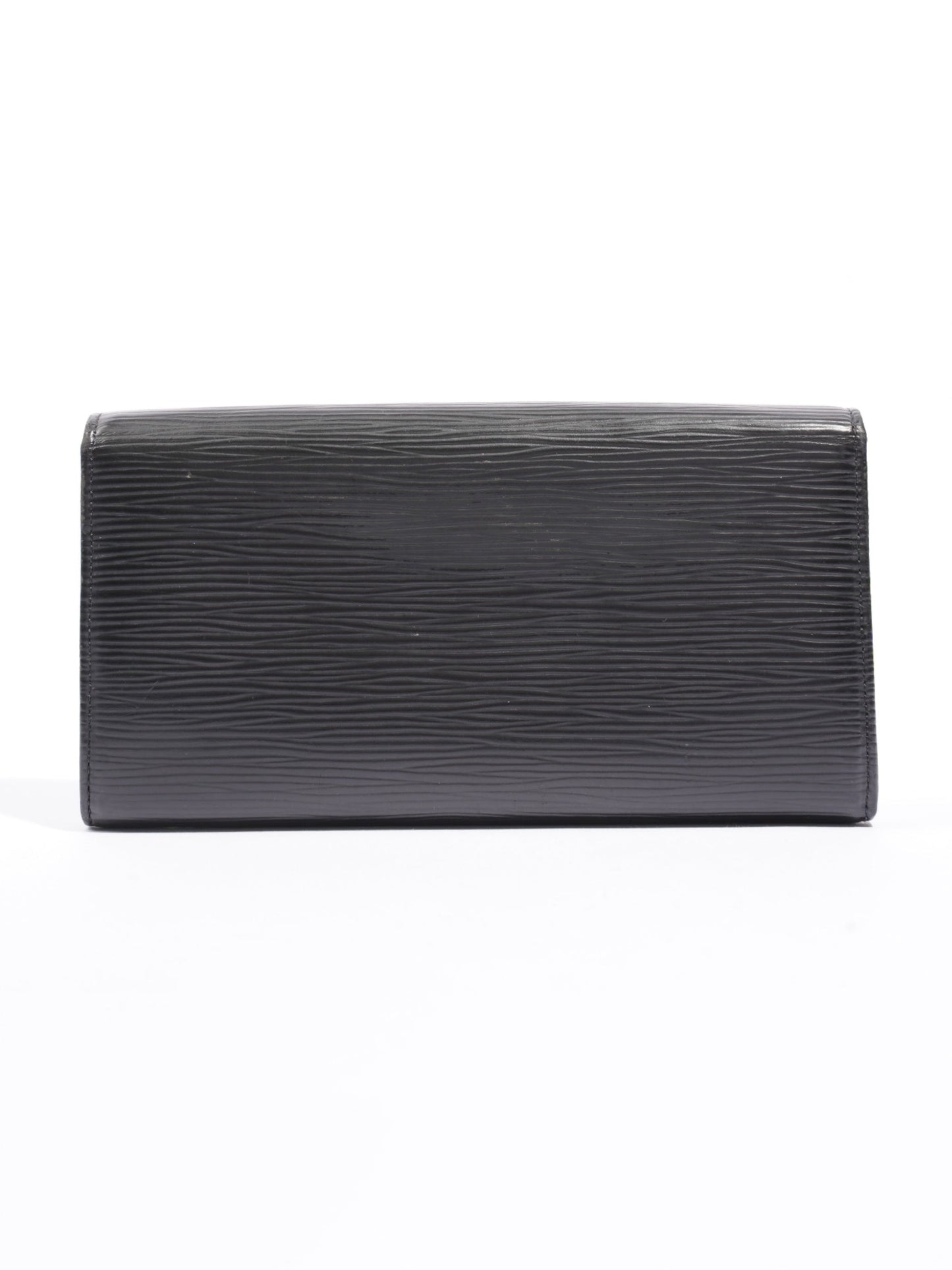 Louis Vuitton Long Wallet Black Epi Leather
