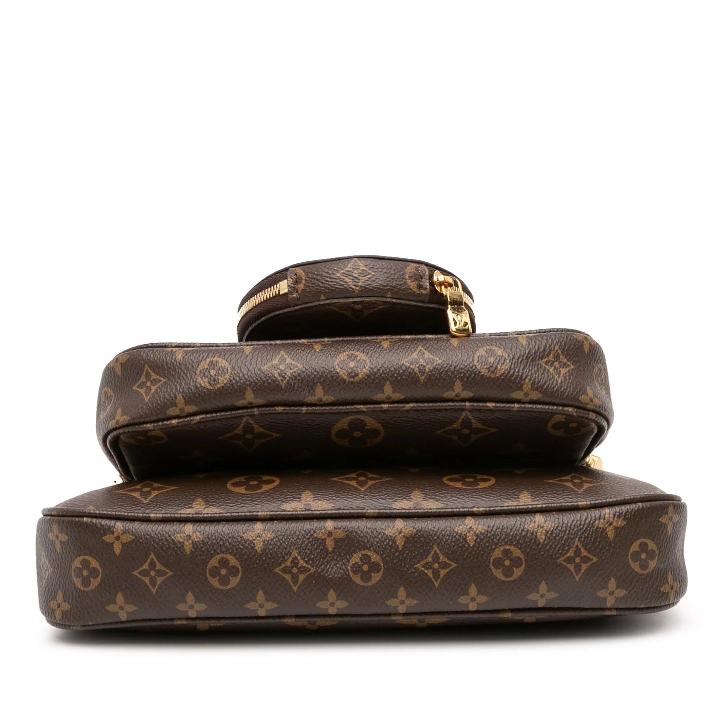Brown Louis Vuitton Monogram Multi Pochette Accessoires Satchel