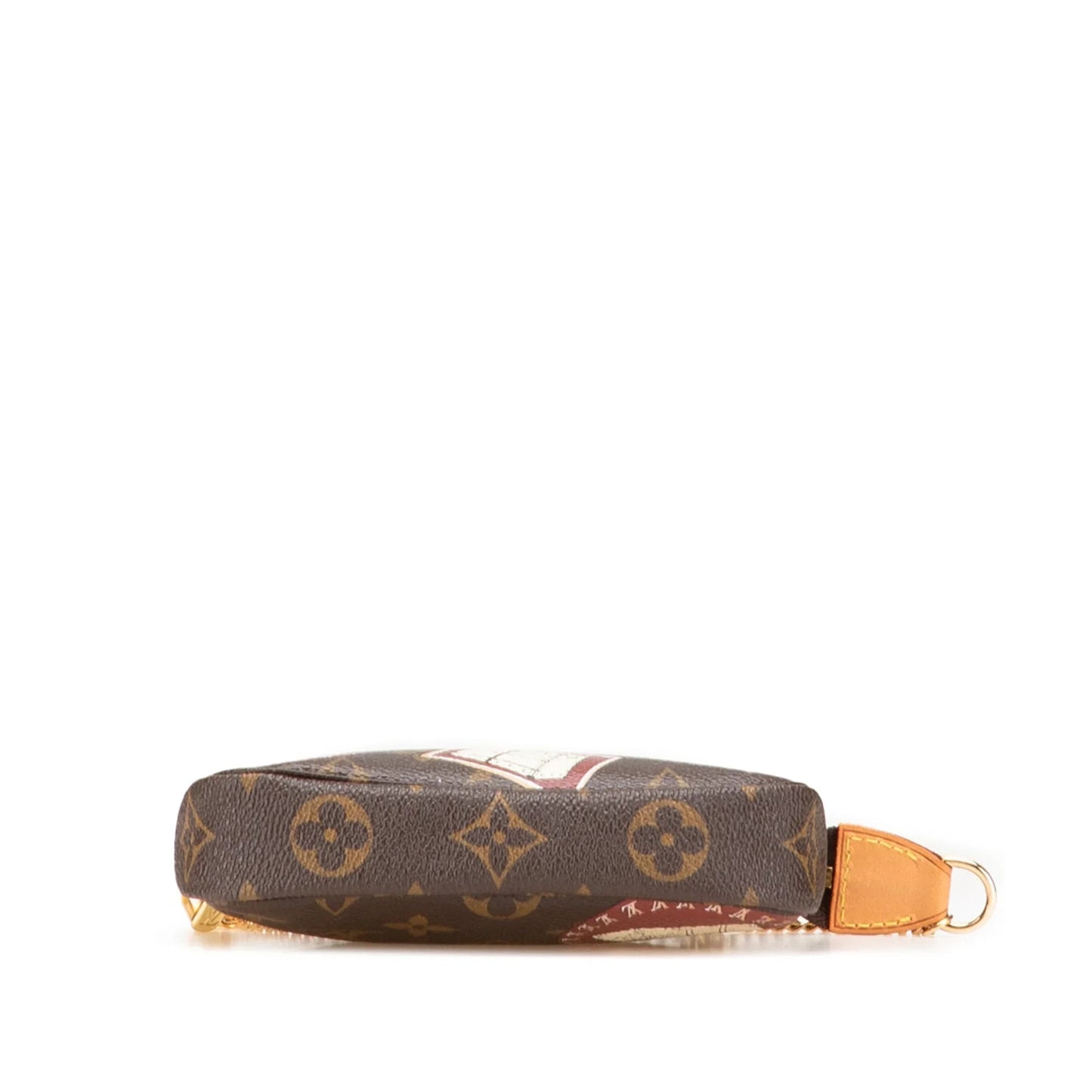 Brown Louis Vuitton Monogram Patch Mini Pochette Accessoires Handbag