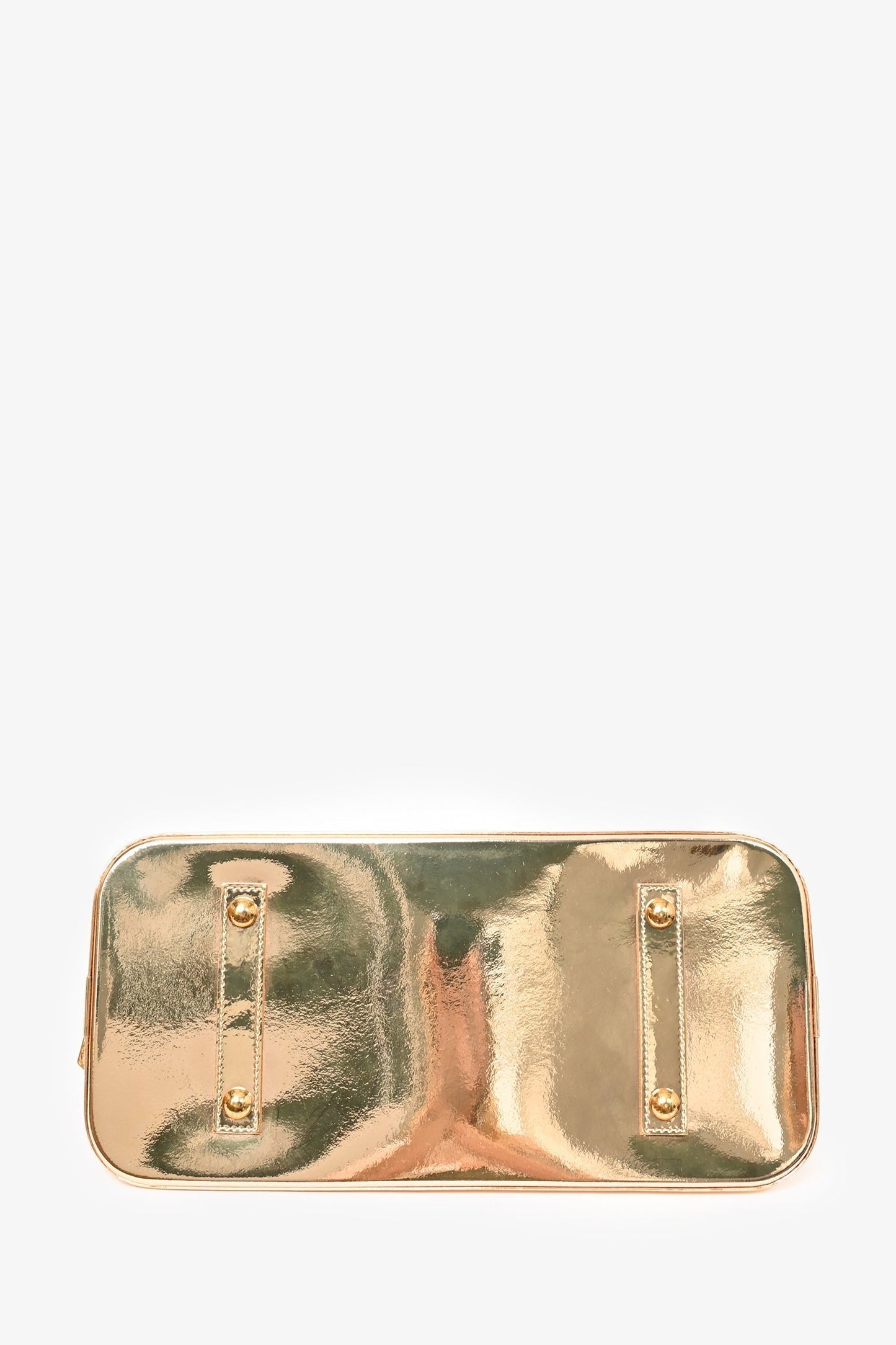 Louis Vuitton 2008 Gold Monogram Mirroire Alma GM Top Handle