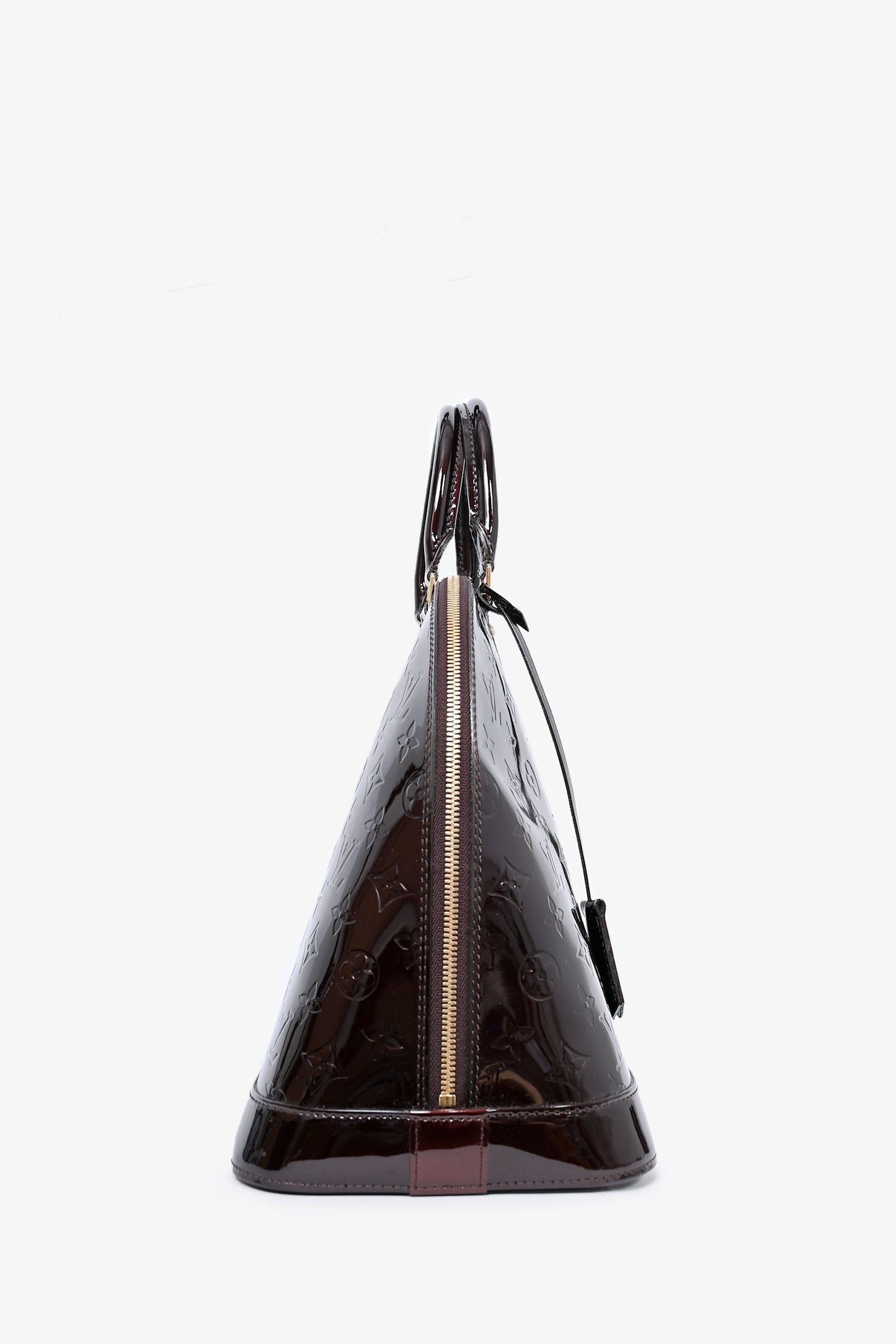 Louis Vuitton 2009 Amarante Vernis Alma GM Top Handle