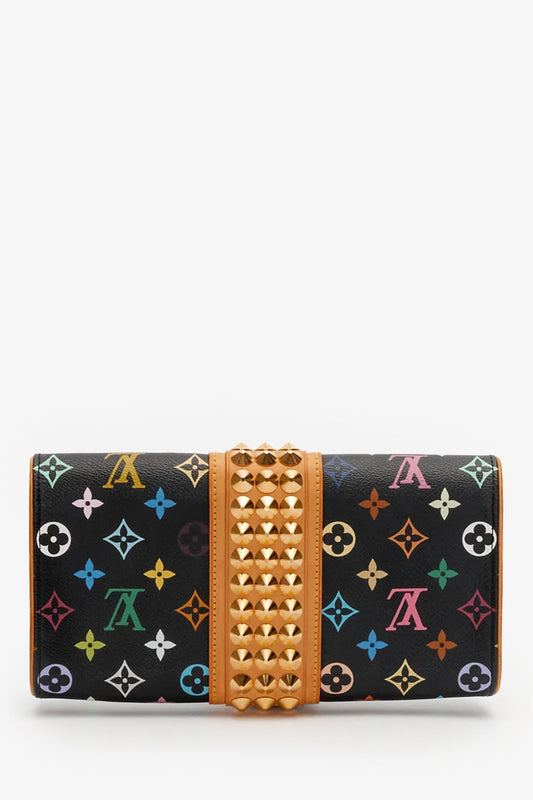 Louis Vuitton Black Multicolour Monogram Courtney Clutch Bag