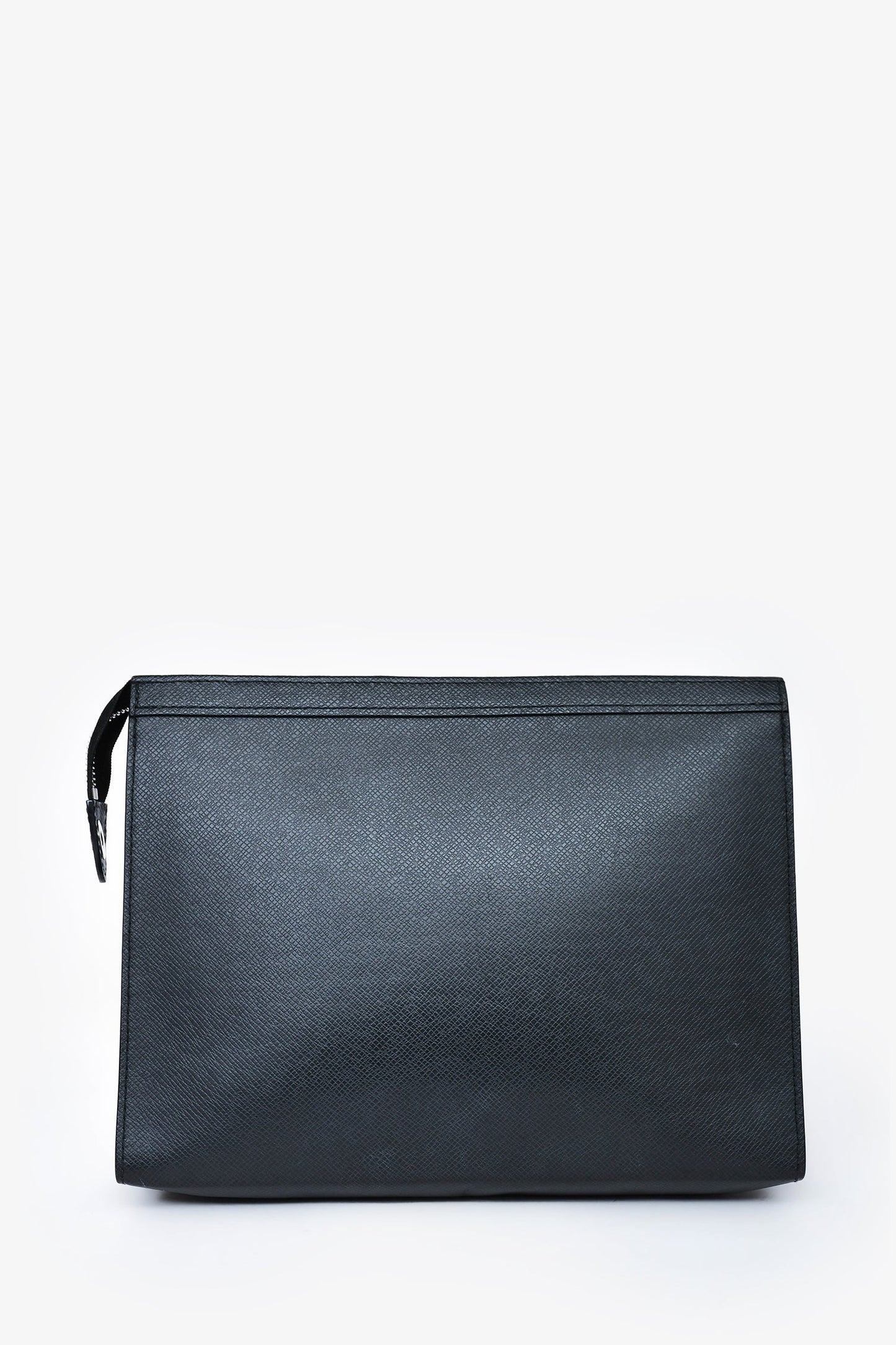 Louis Vuitton Black Taiga Leather Pochette Voyage