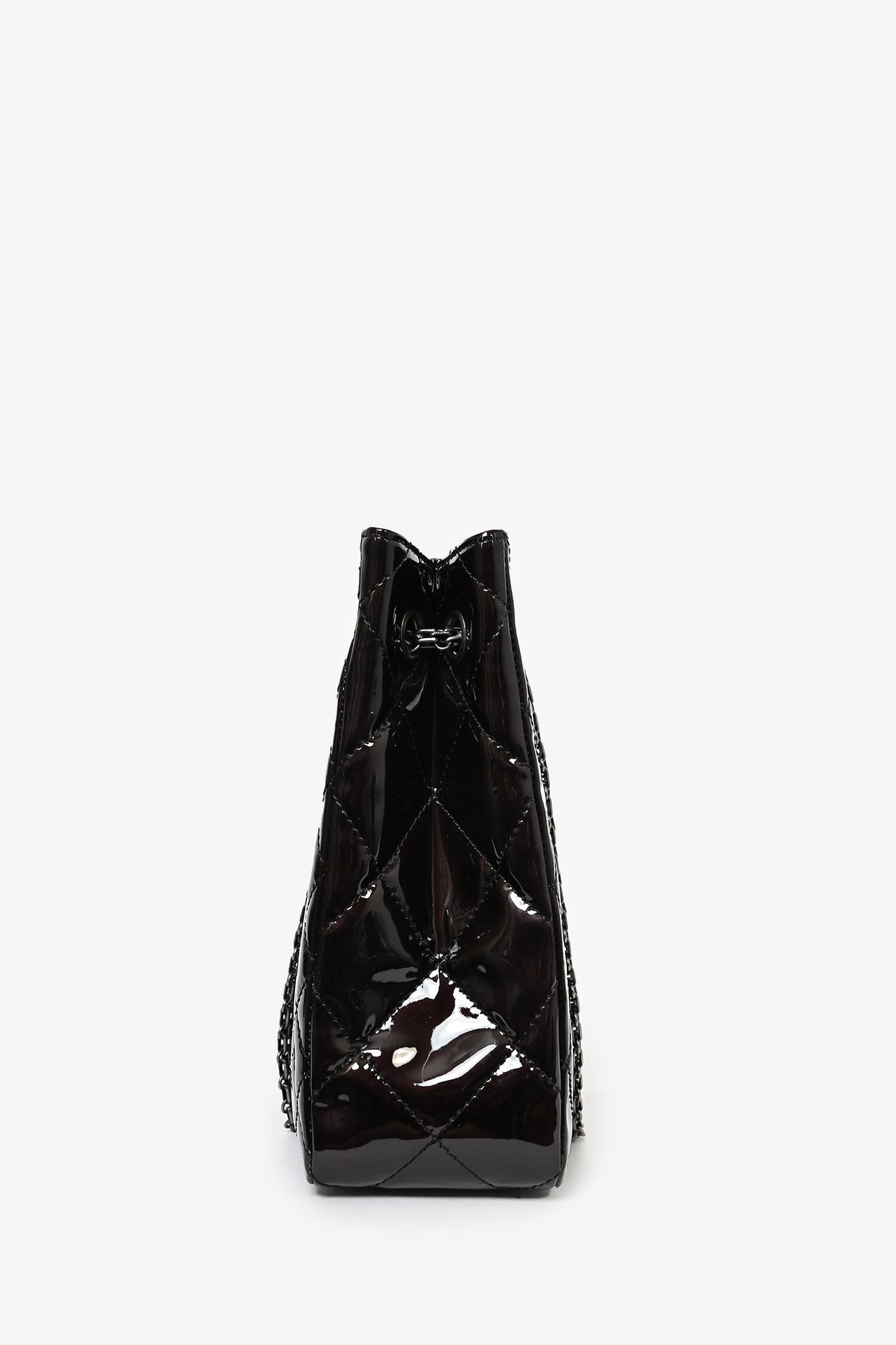 Chanel™ 2011/12 Dark Purple Patent Quilted Leather 2.55 Reissue Tote Bag