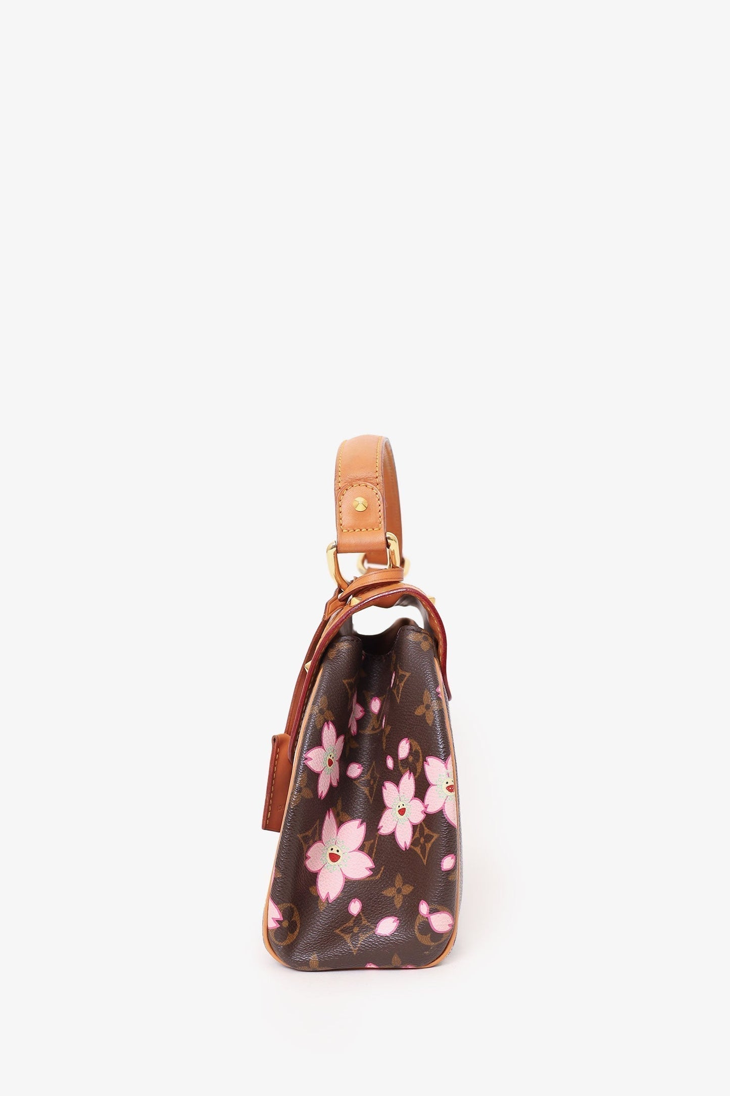 Louis Vuitton 2003 Monogram Cherry Blossom Sac Retro Shoulder Bag (Refurbished)