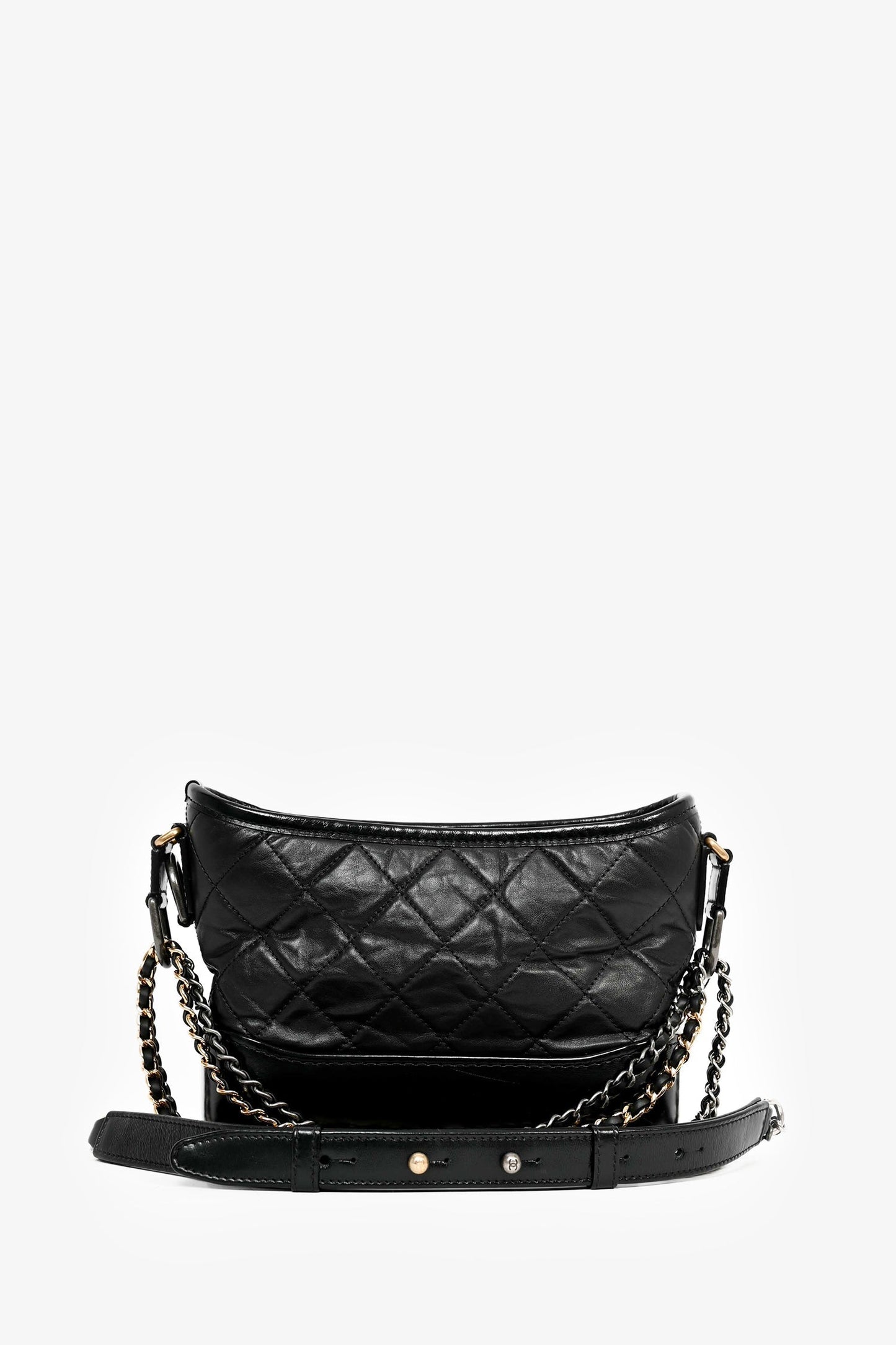 Chanel™ 2019 Black Lambskin Leather Small Gabrielle Bag