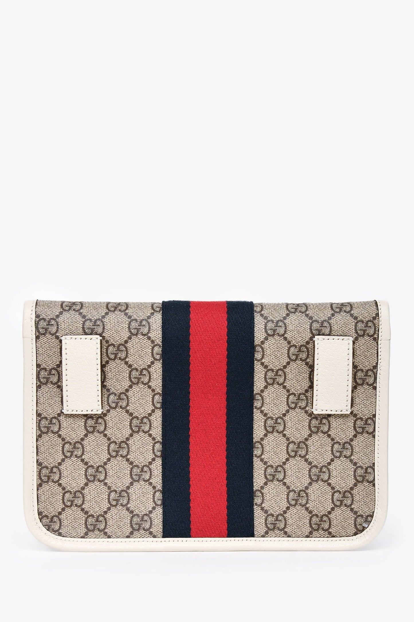 Gucci Leather Canvas Handbag
