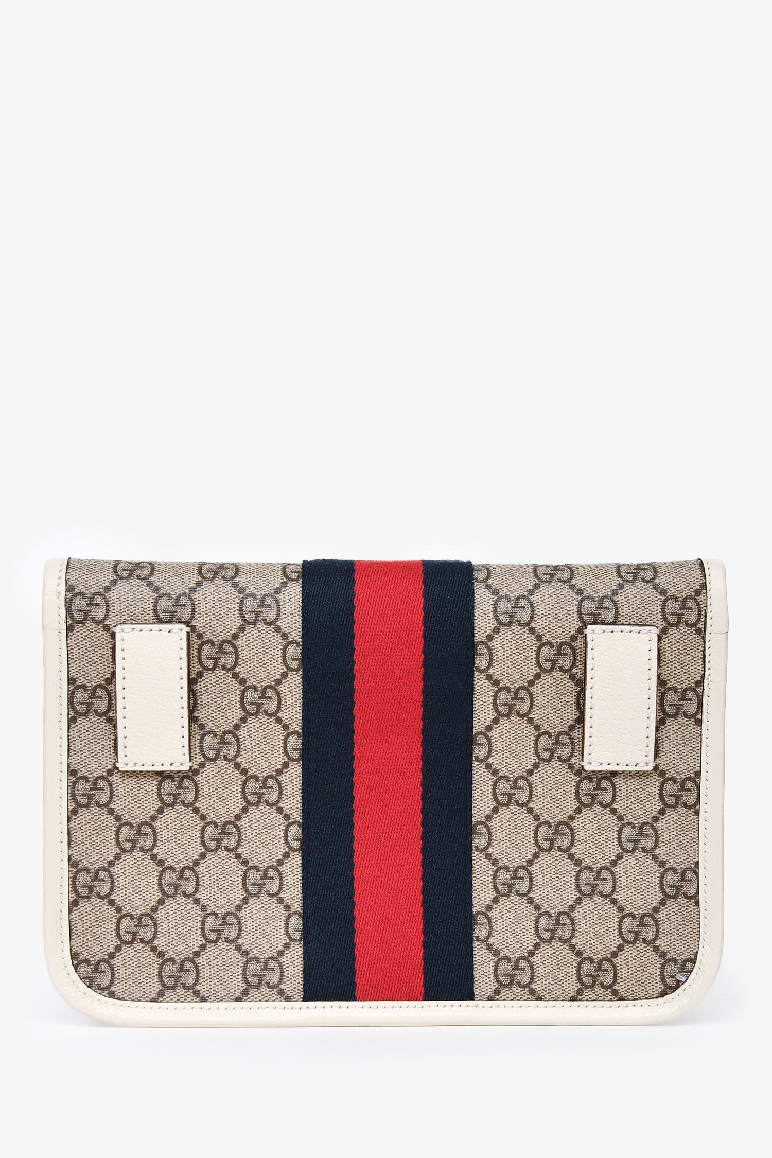 Gucci Leather Canvas Handbag