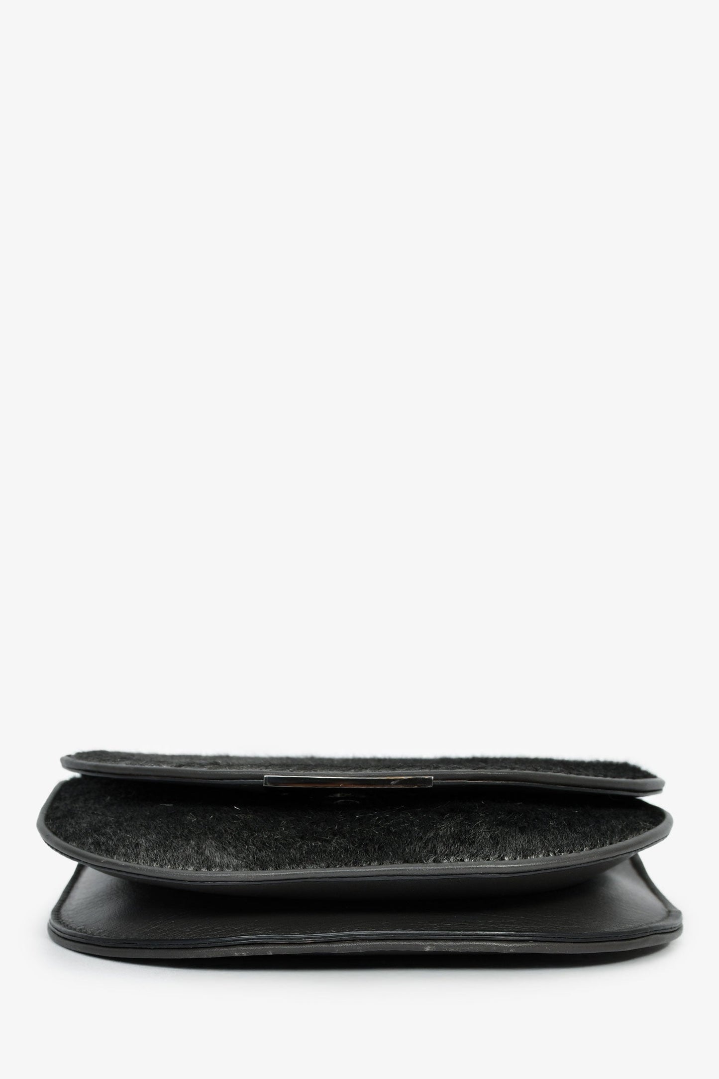 Brunello Cucinelli Grey Calfhair Small Crossbody