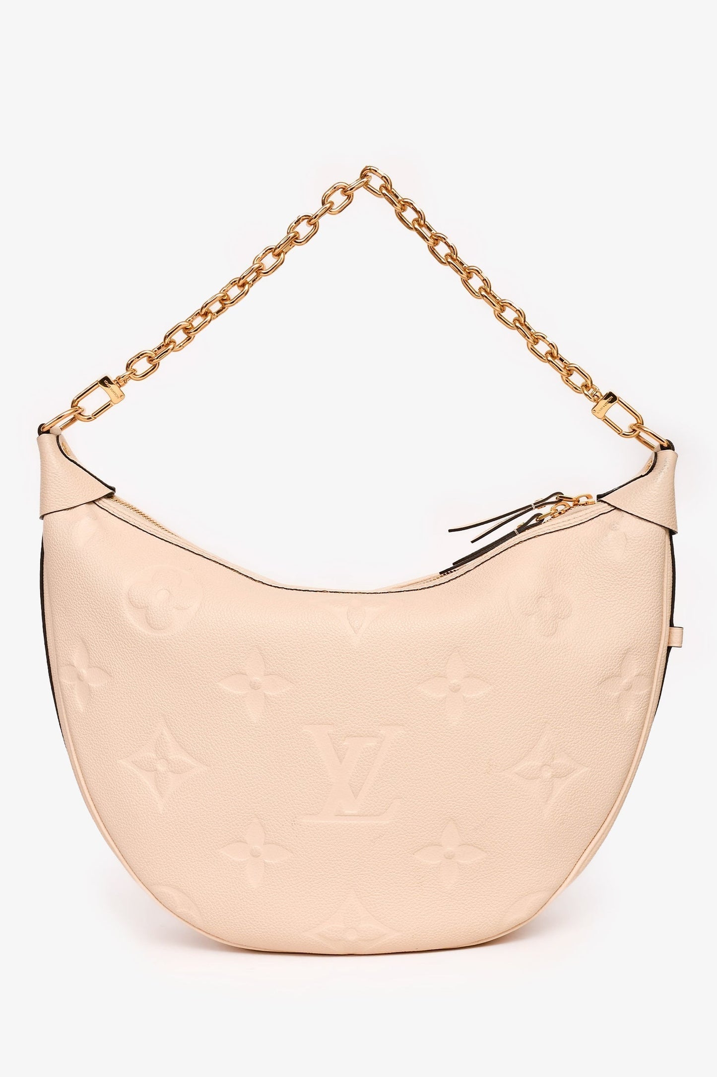 Louis Vuitton Cream Monogram Empreinte Loop Hobo Bag