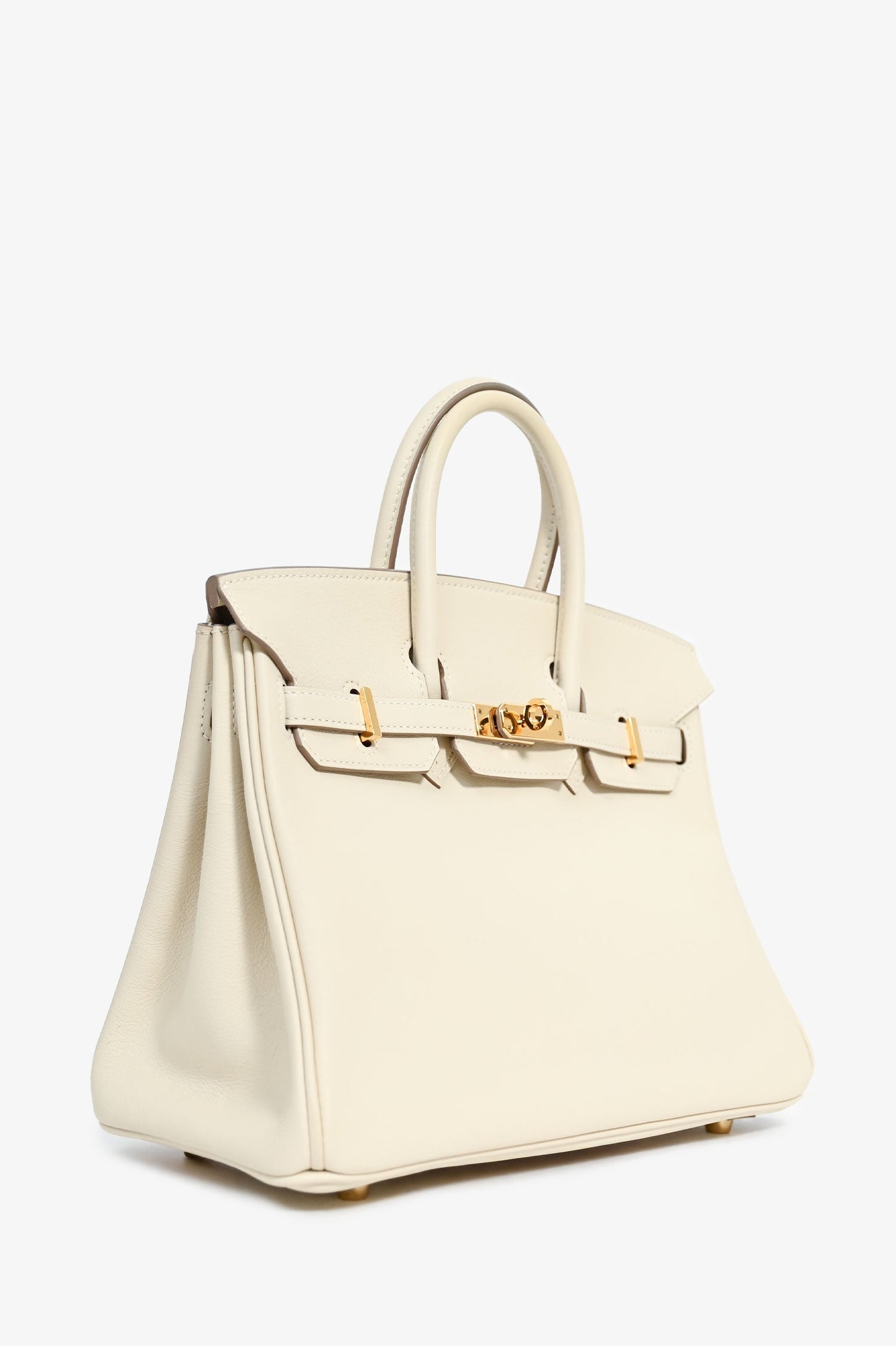 Hermès 2017 Craie Swift Leather Birkin 25
