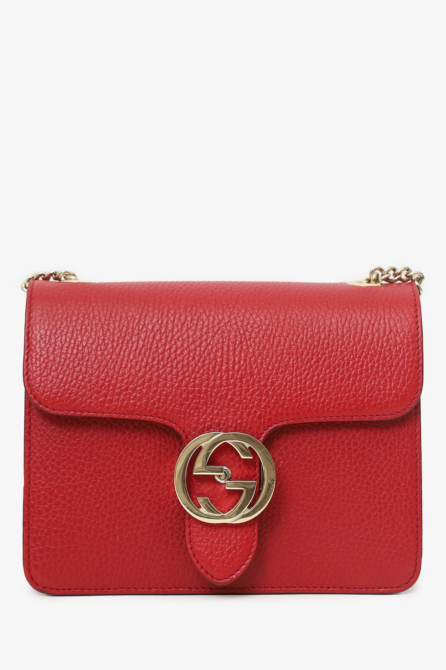 Gucci Chain Leather Crossbody