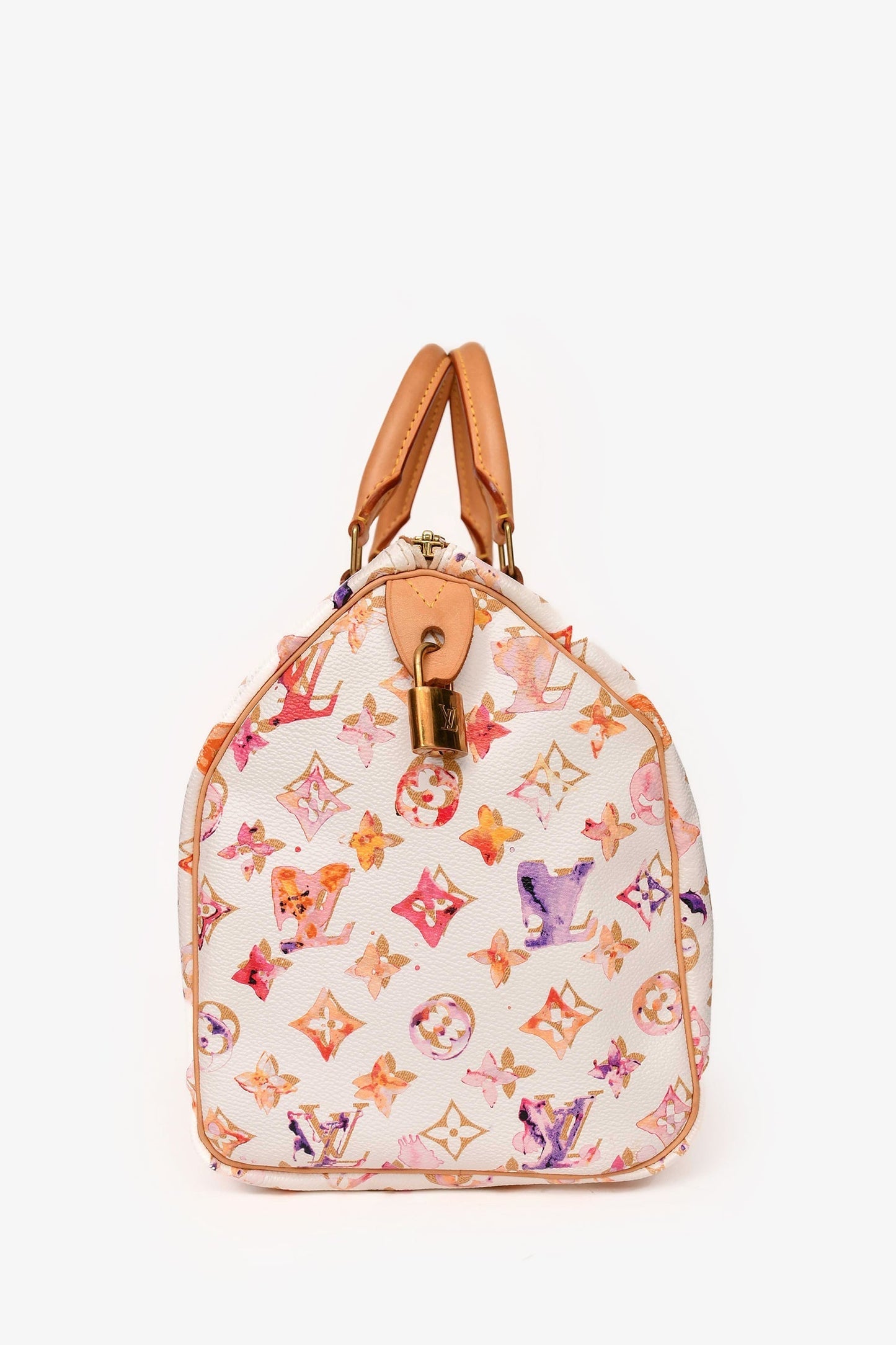 Louis Vuitton 2008 White Monogram Watercolour Aquarelle