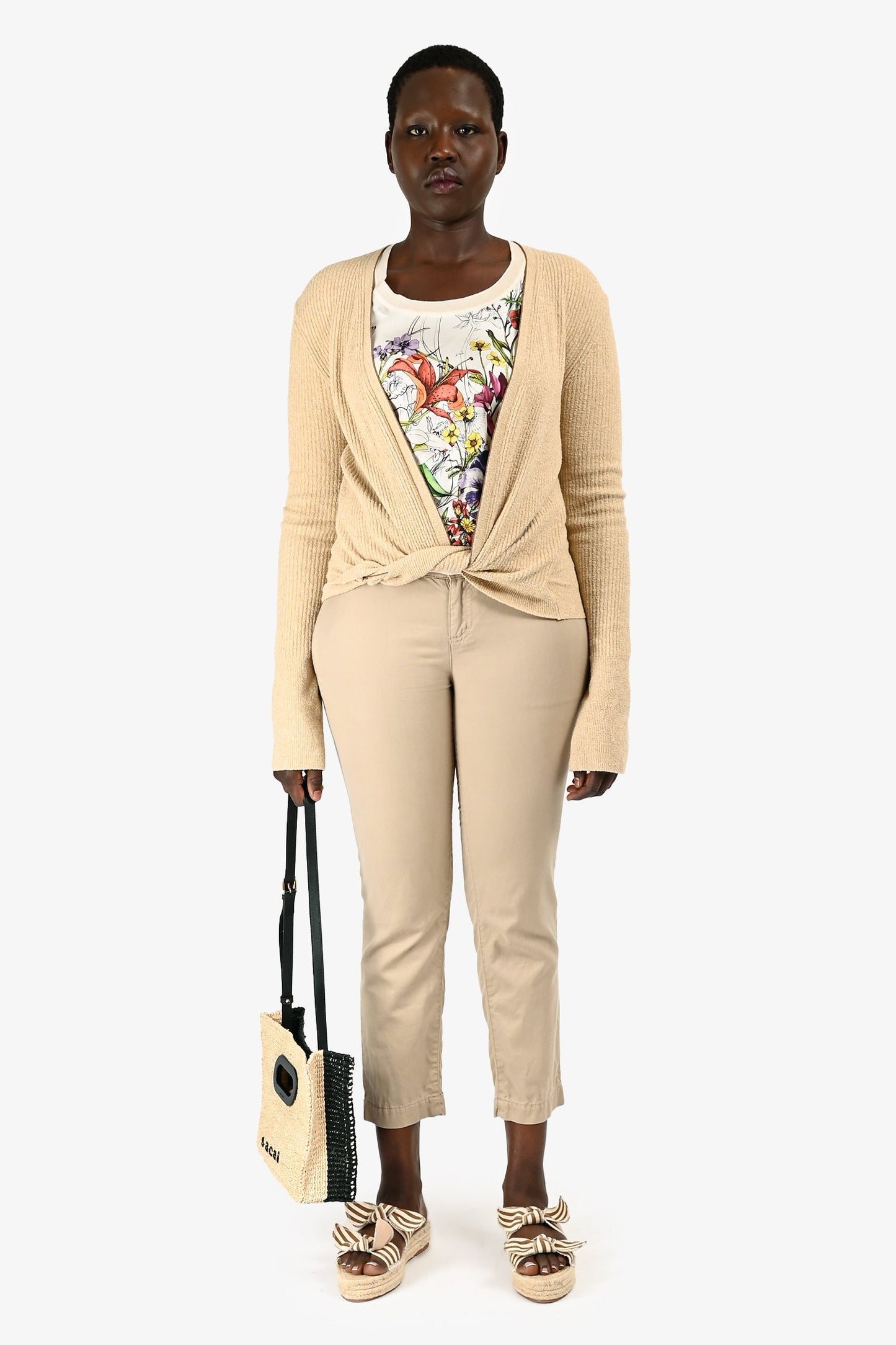 Gucci   Brown Cotton Chino Pants Size 42