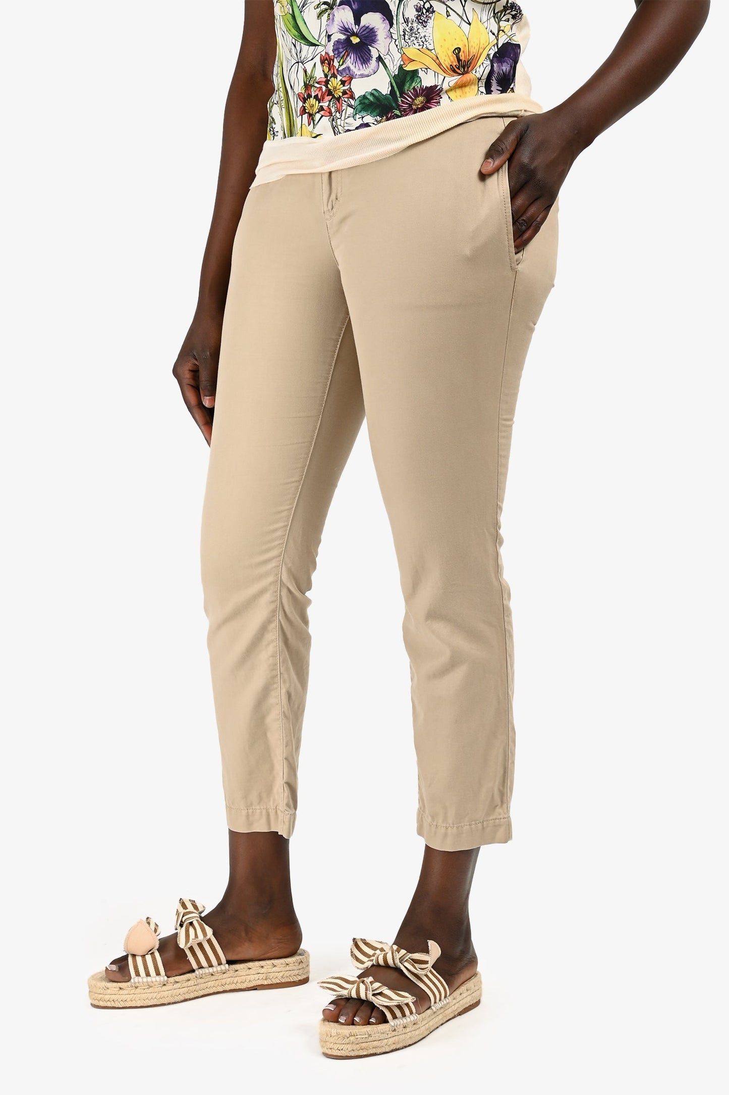 Gucci   Brown Cotton Chino Pants Size 42