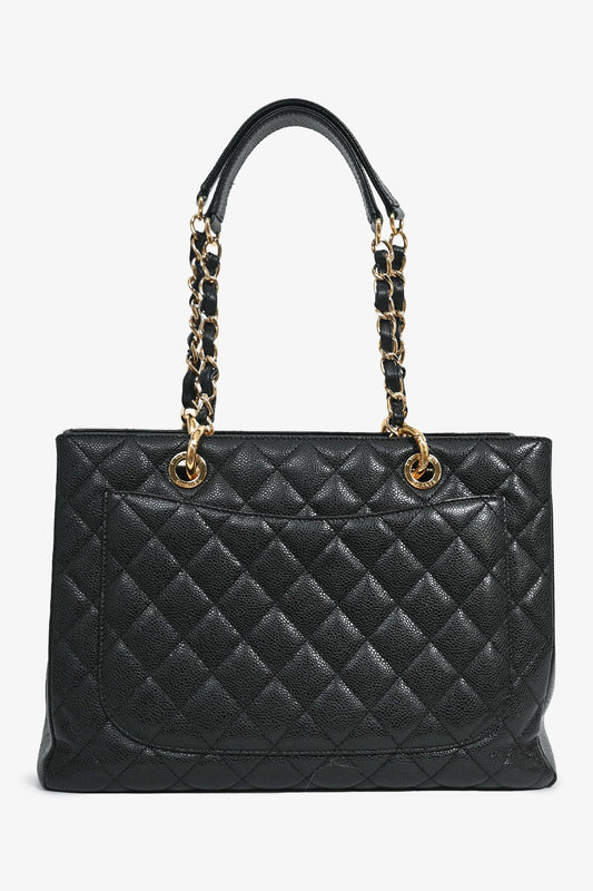 Chanel™ 2011-12 Black Caviar Leather Grand Shopping Tote GHW