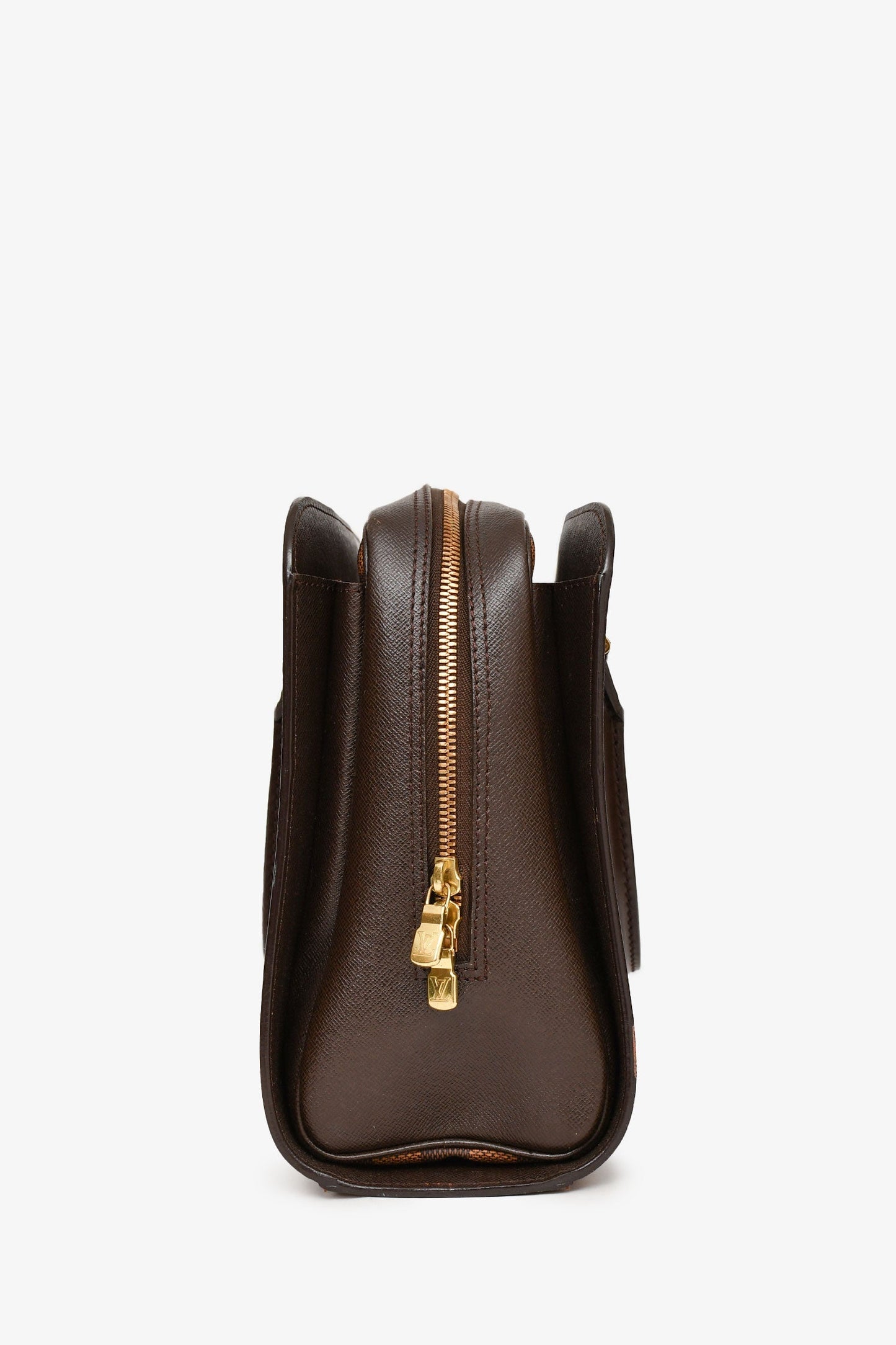 Louis Vuitton 1998 Brown Damier Ebene Triana Top Handle Bag