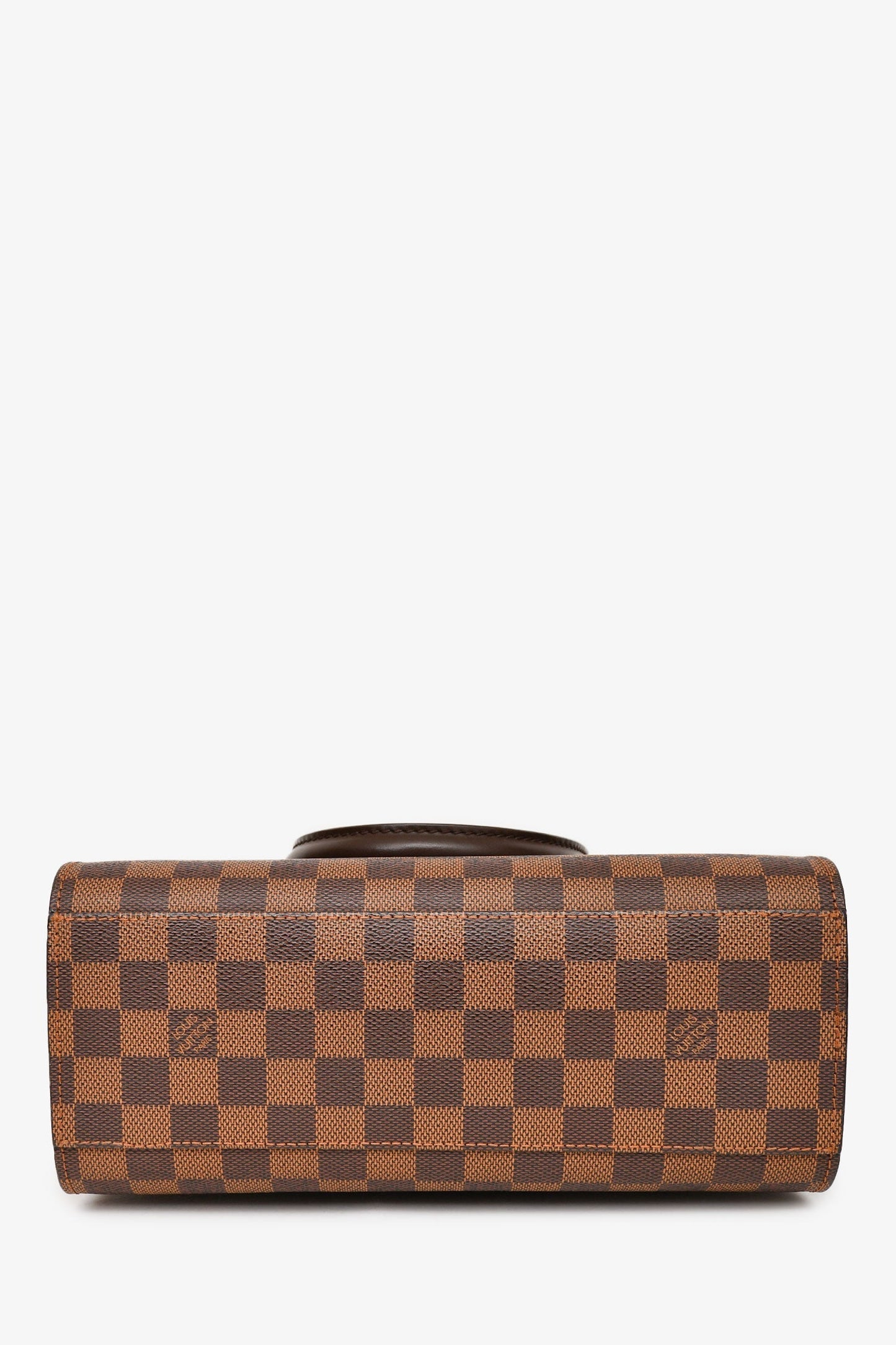 Louis Vuitton 1998 Brown Damier Ebene Triana Top Handle Bag