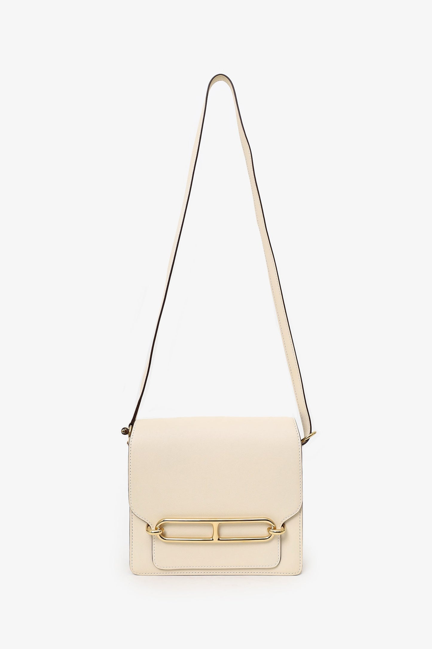 Hermes 2021 Nata Swift Leather Roulis 18 Crossbody GHW
