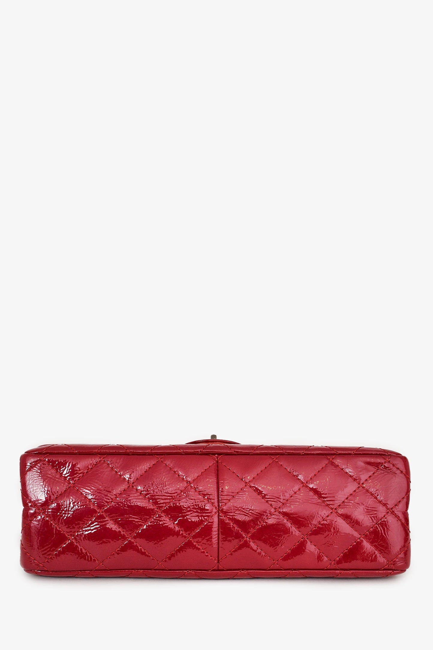 Chanel™ 2010-11 Red Patent Leather Reissue 266 2.55 Flap Bag