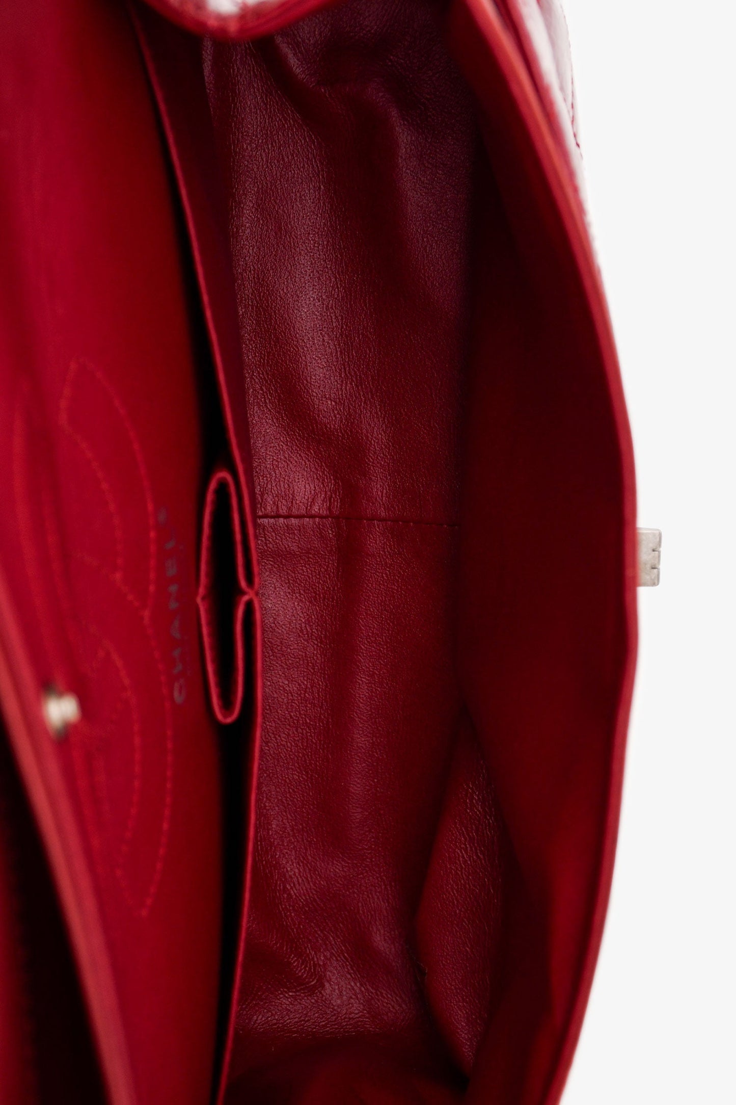 Chanel™ 2010-11 Red Patent Leather Reissue 266 2.55 Flap Bag