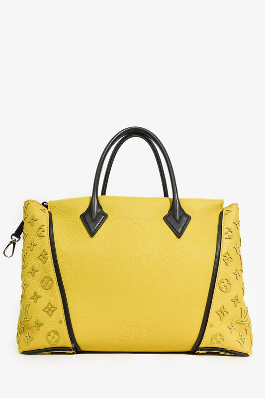 Louis Vuitton Green Leather Suede Monogram 'Veau Cachemire Tuffetage' PM Tote (As Is)
