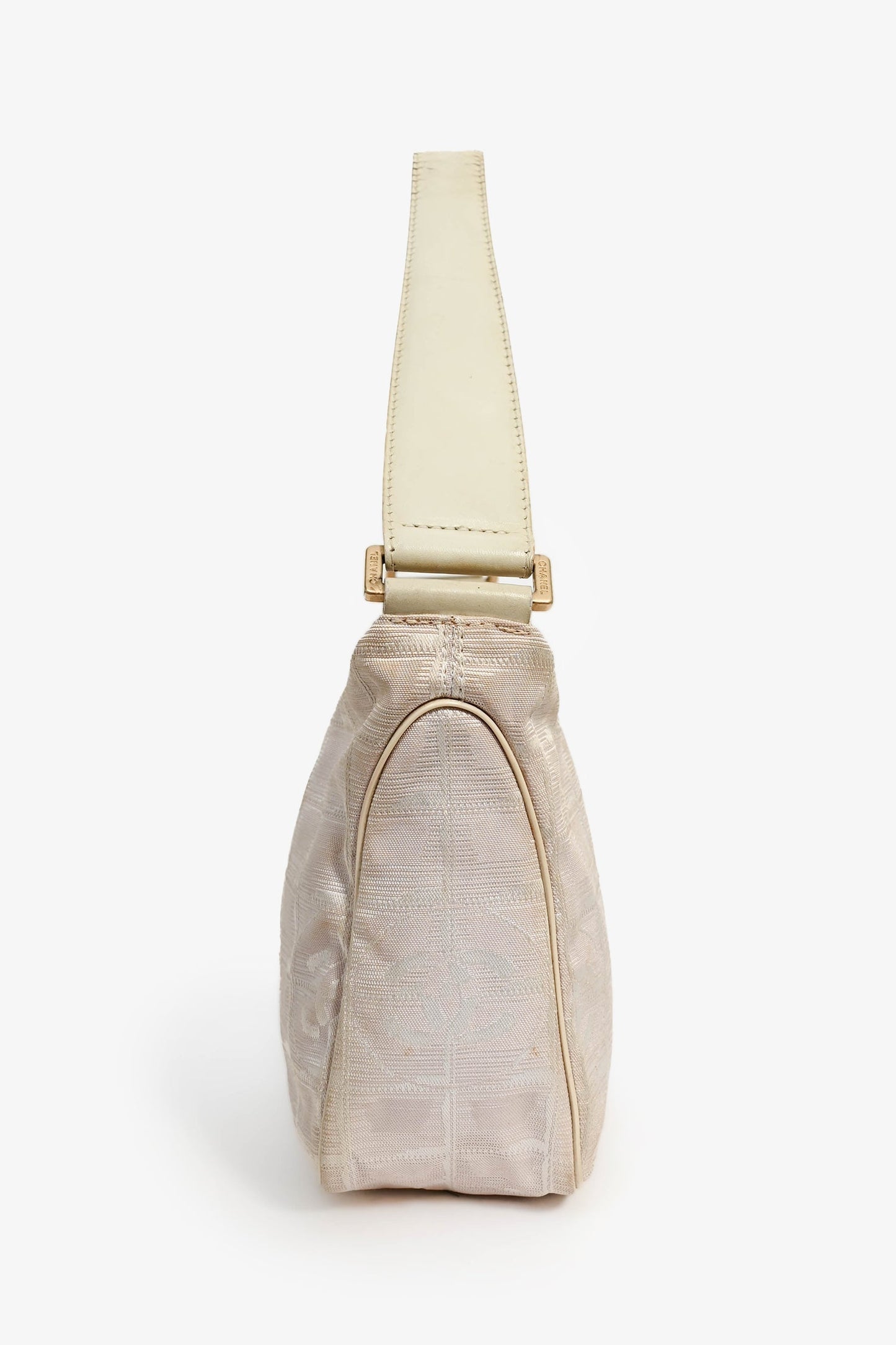 Chanel™ Pink Nylon Travel Ligne Shoulder Bag