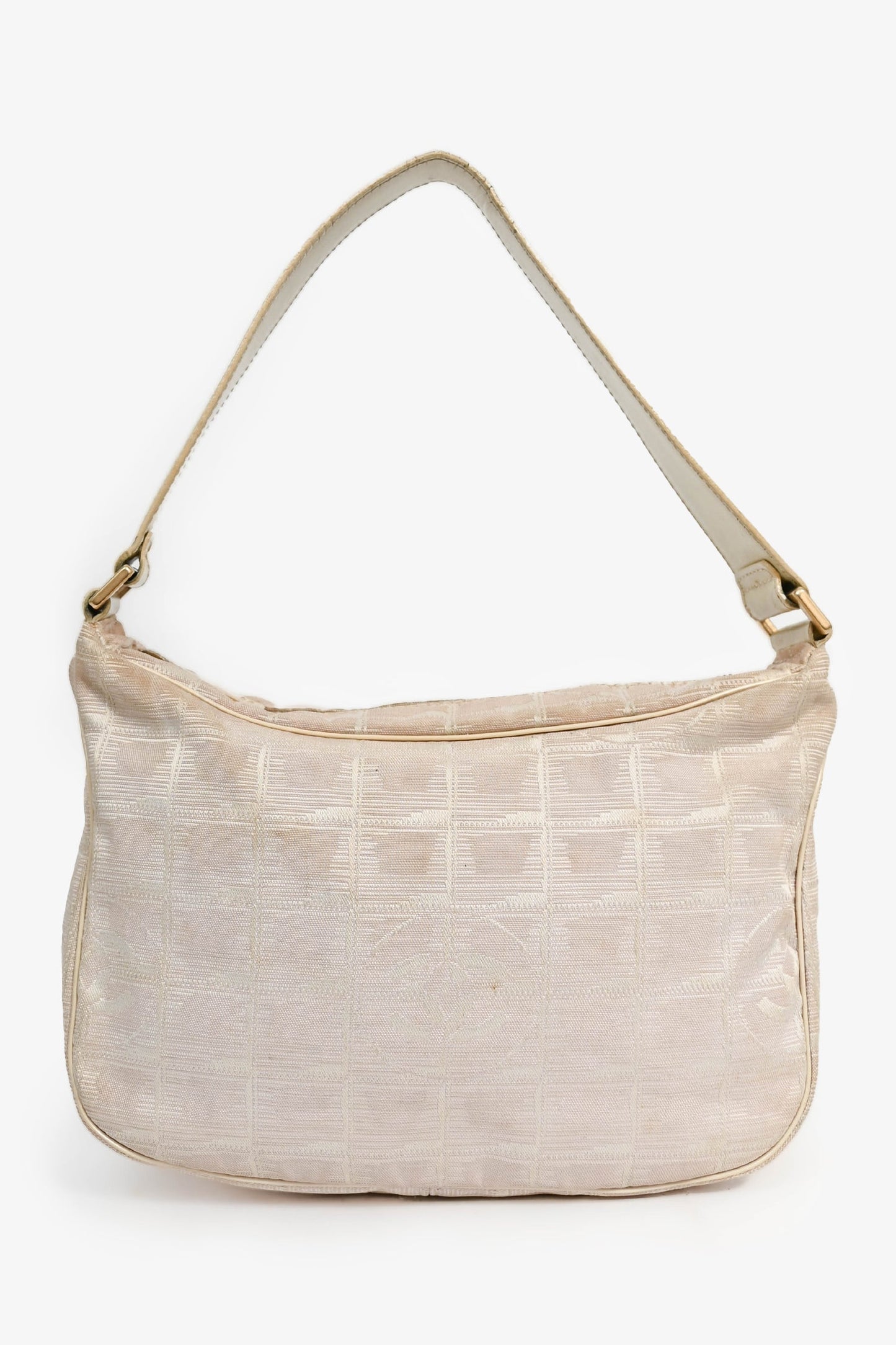 Chanel™ Pink Nylon Travel Ligne Shoulder Bag
