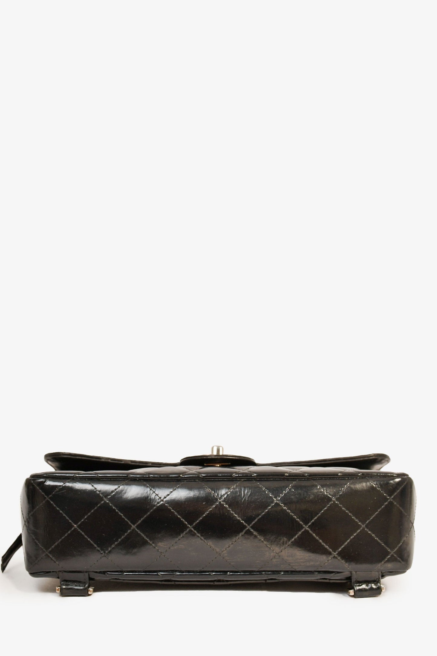 Chanel™ 1996-7 Black Quilted Leather Flap Zip Backpack