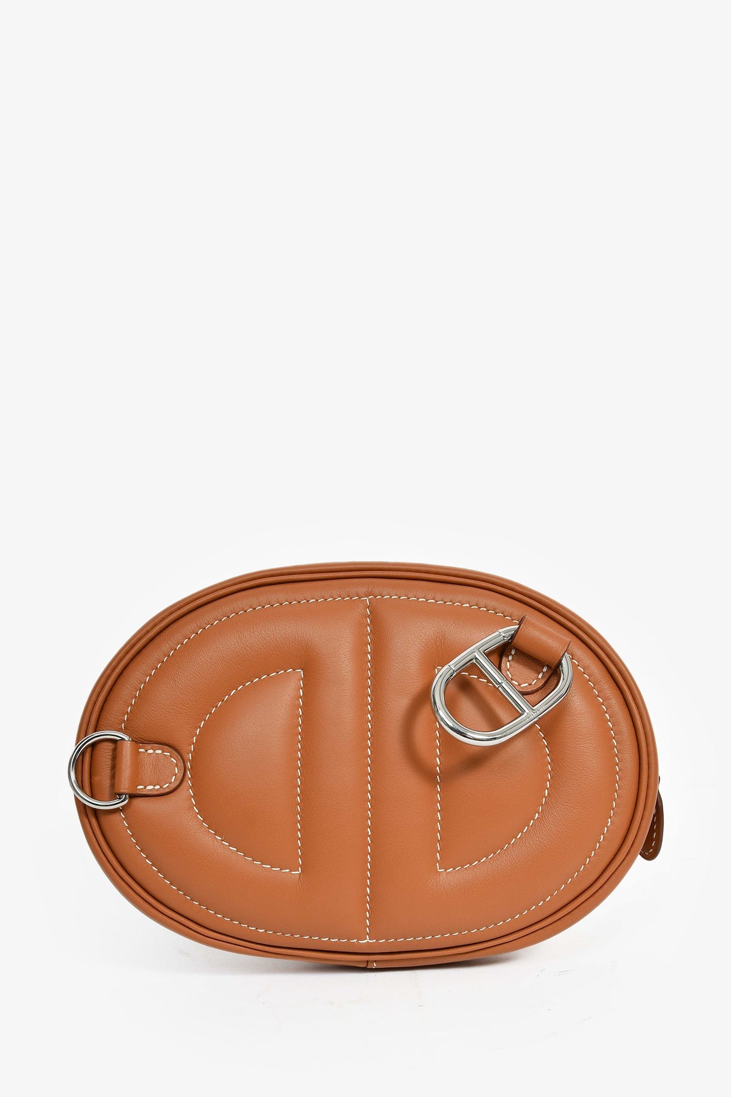 Hermes 2020 Brown Swift Verso "In Loop Belt" Bag