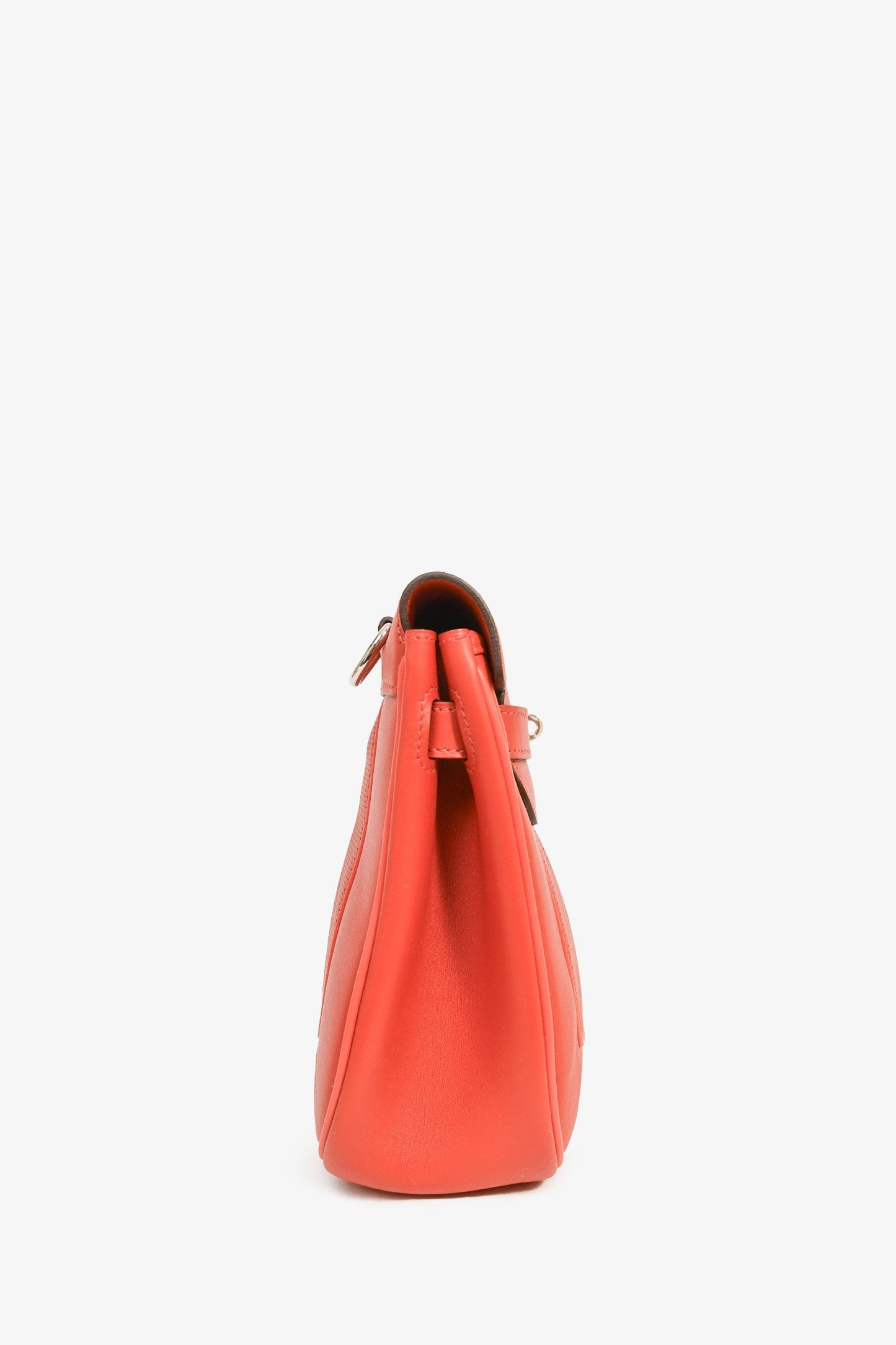Hermes 2014 Red Perforated Swift Leather 'Berline' 28 Crossbody