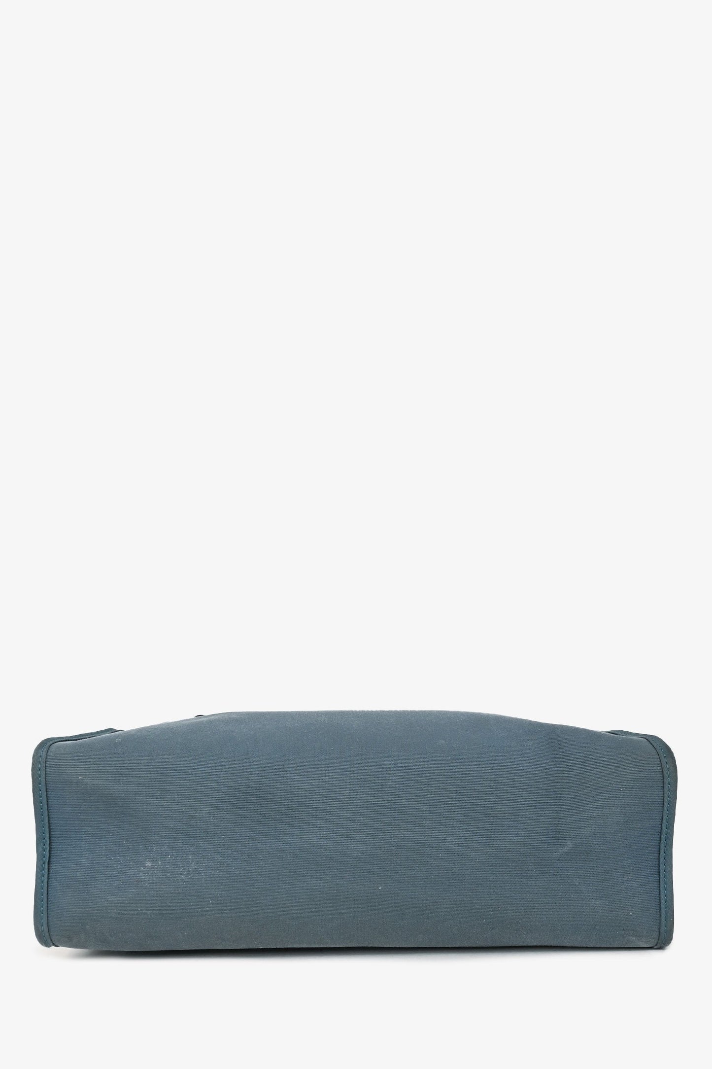 Hermes 2015 Blue/Brown Canvas Herbag 31 with Pouch (As Is)