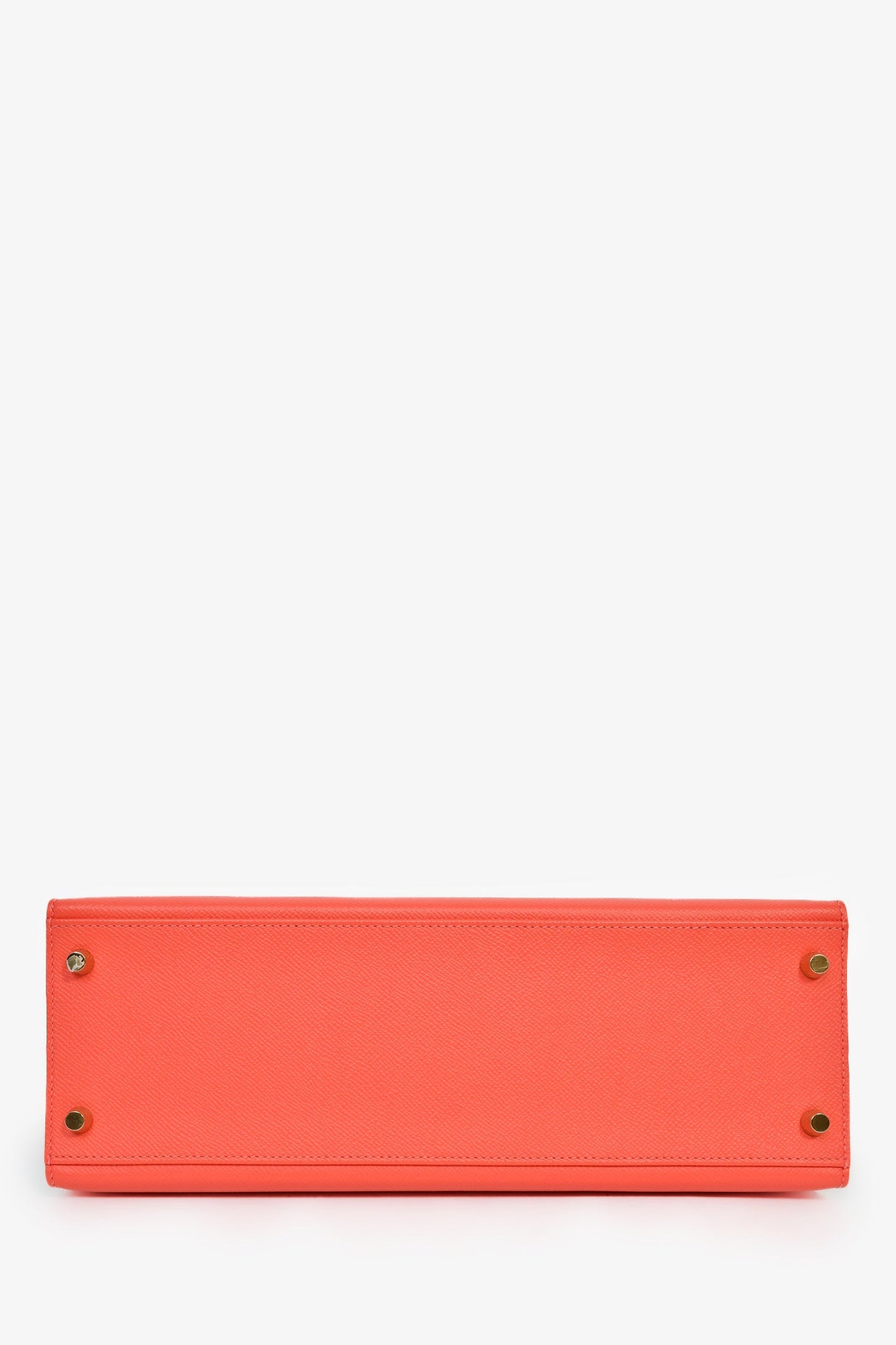 Hermès 2017 Special Order Coral/Teal Bi-Colour Epsom Leather Kelly Sellier 32