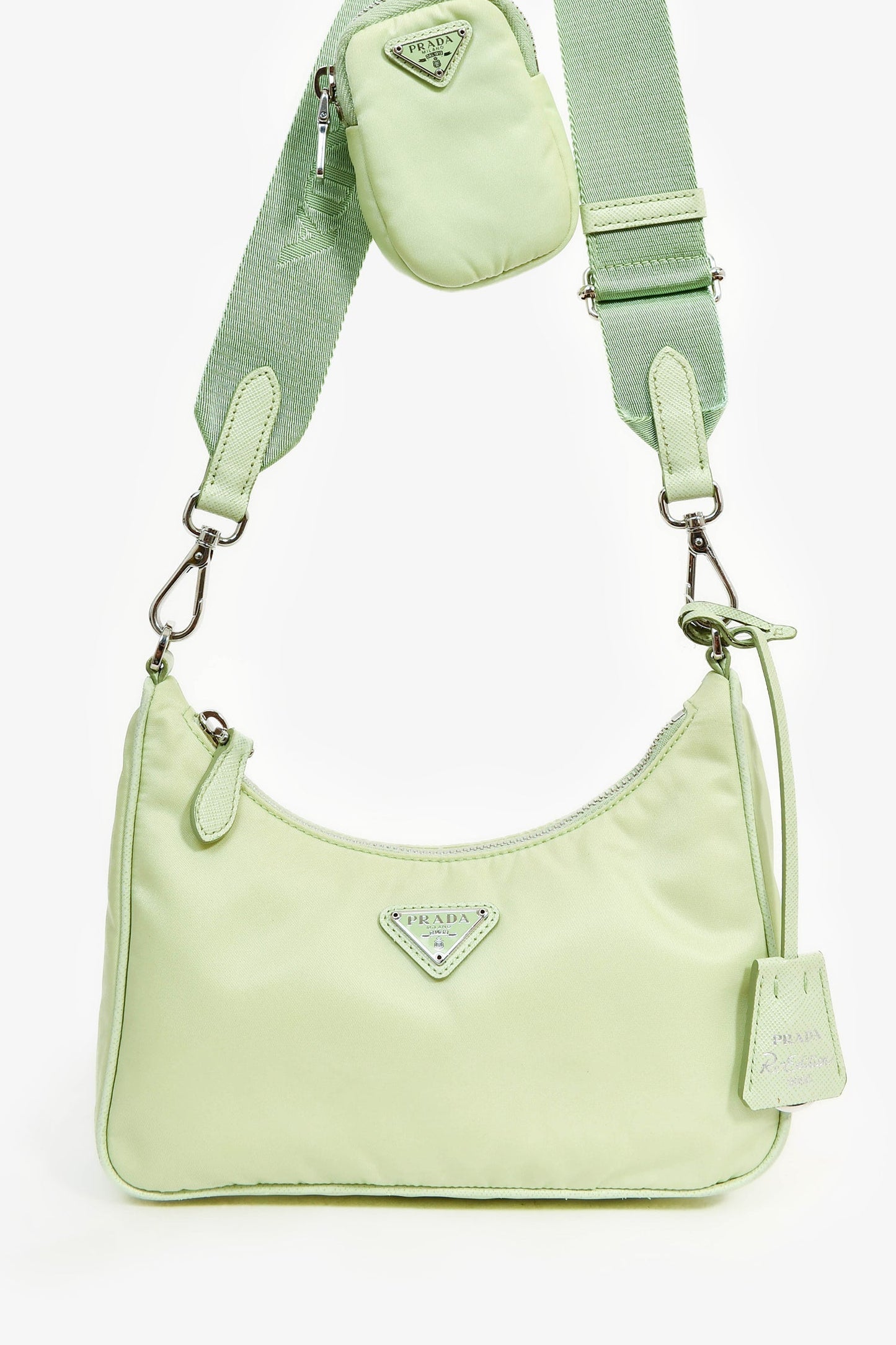 Prada Green Re-Nylon Re-Edition 2005 Crossbody Bag