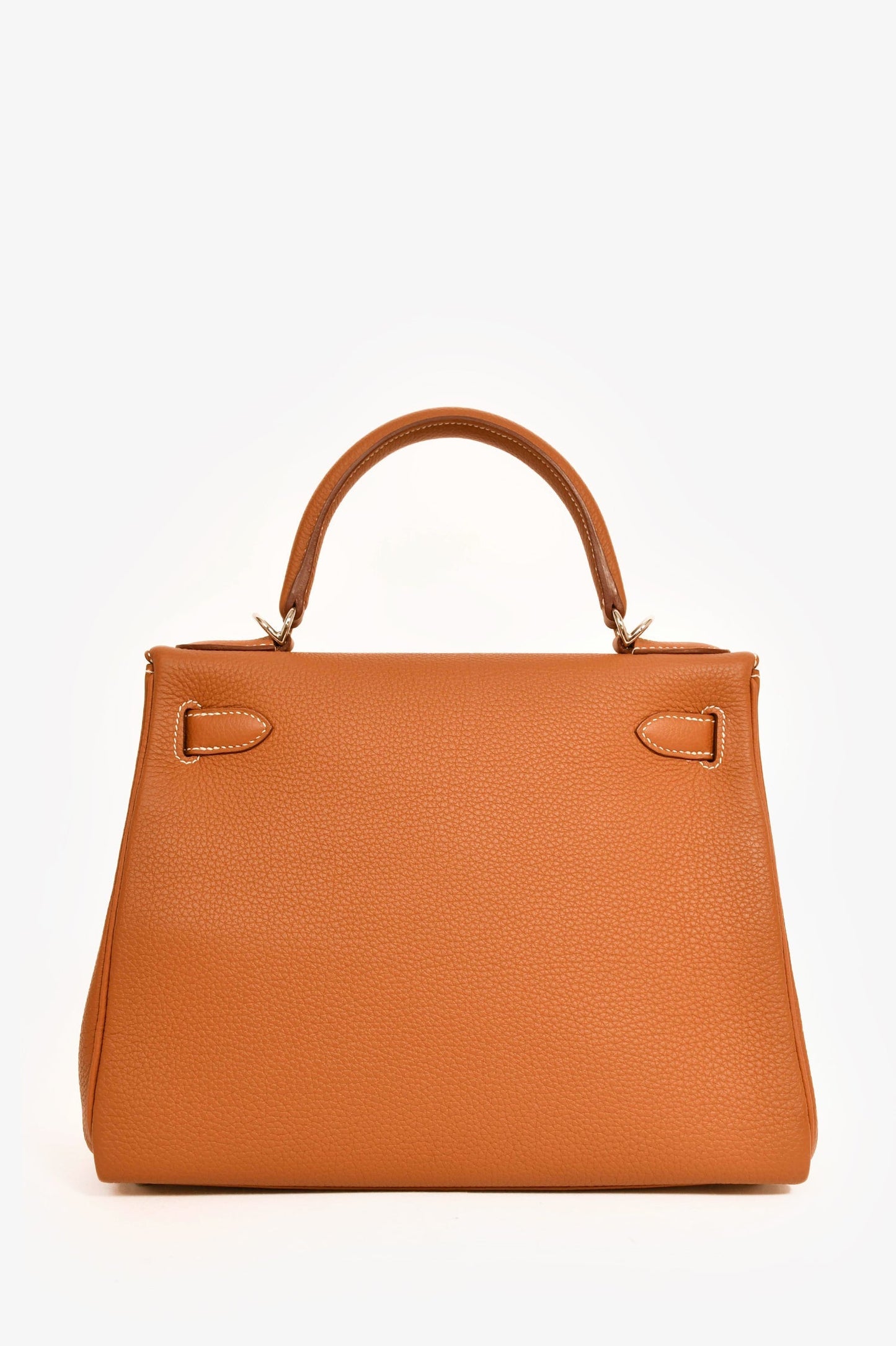 Hermès 2021 Gold Togo Leather Retourne Kelly 28 with Strap