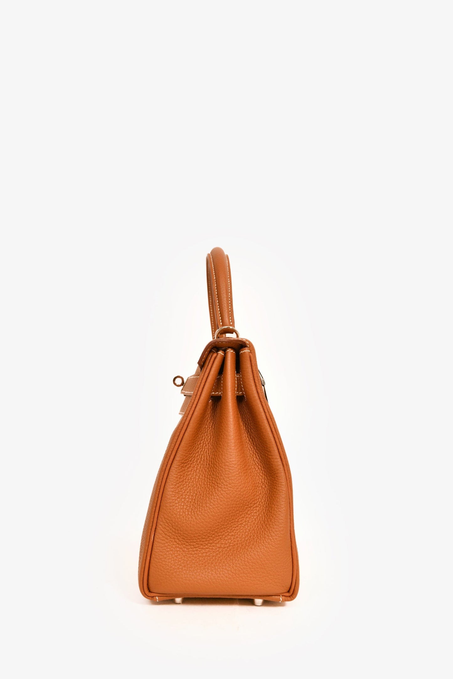 Hermès 2021 Gold Togo Leather Retourne Kelly 28 with Strap