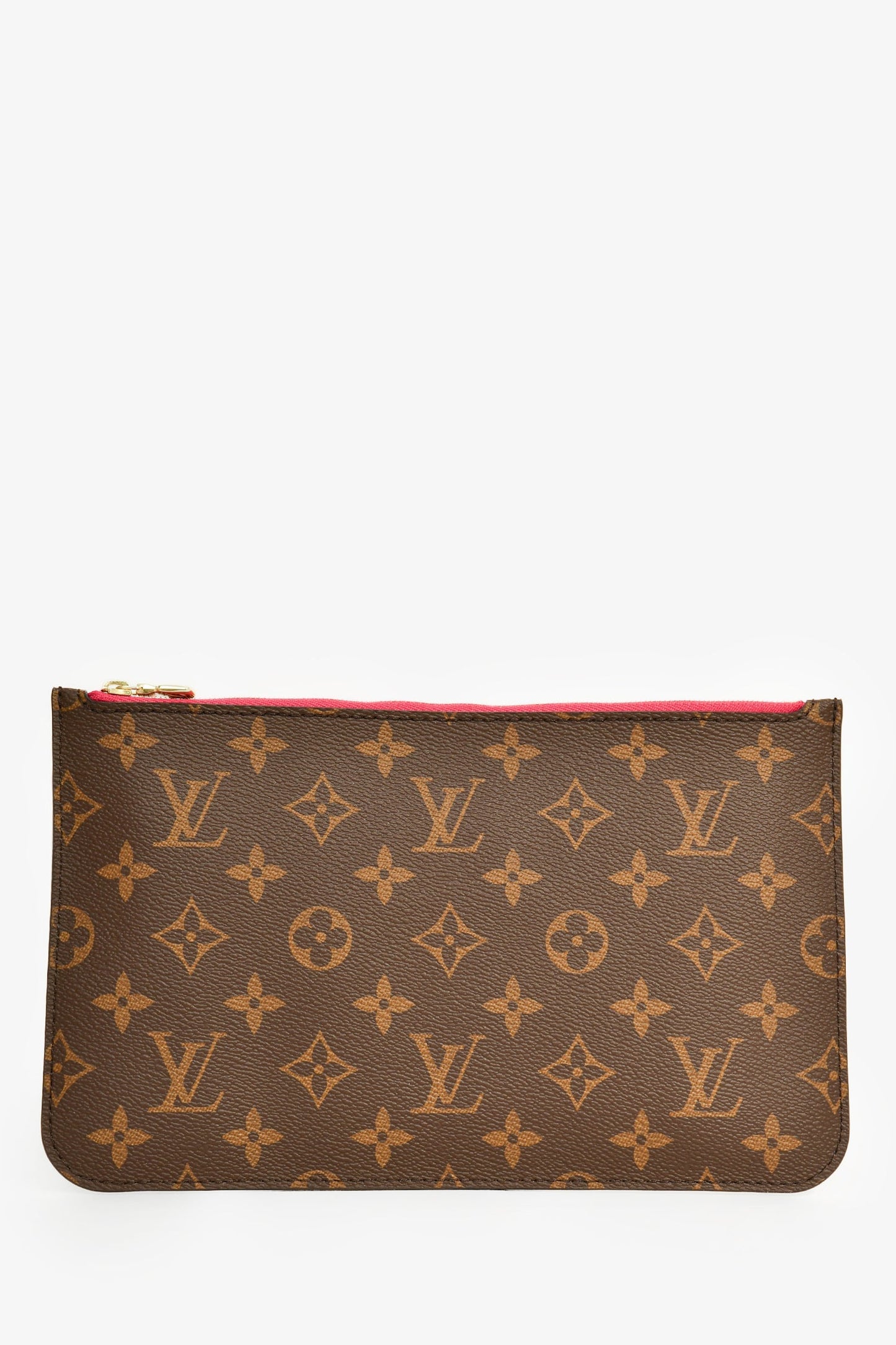 Louis Vuitton Monogram Neverfull Pouch MM with Wristlet Strap