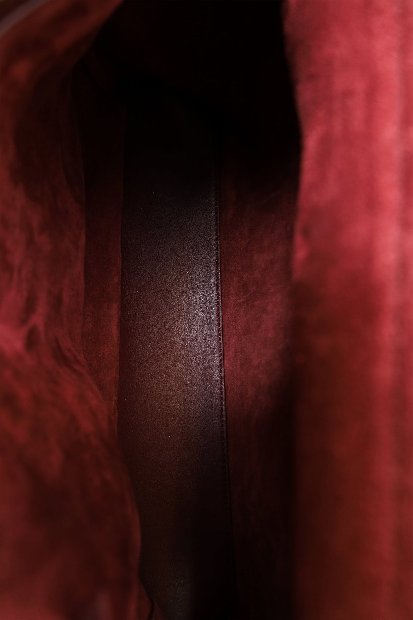Bottega Veneta Burgundy Leather Ciao Ciao Satchel