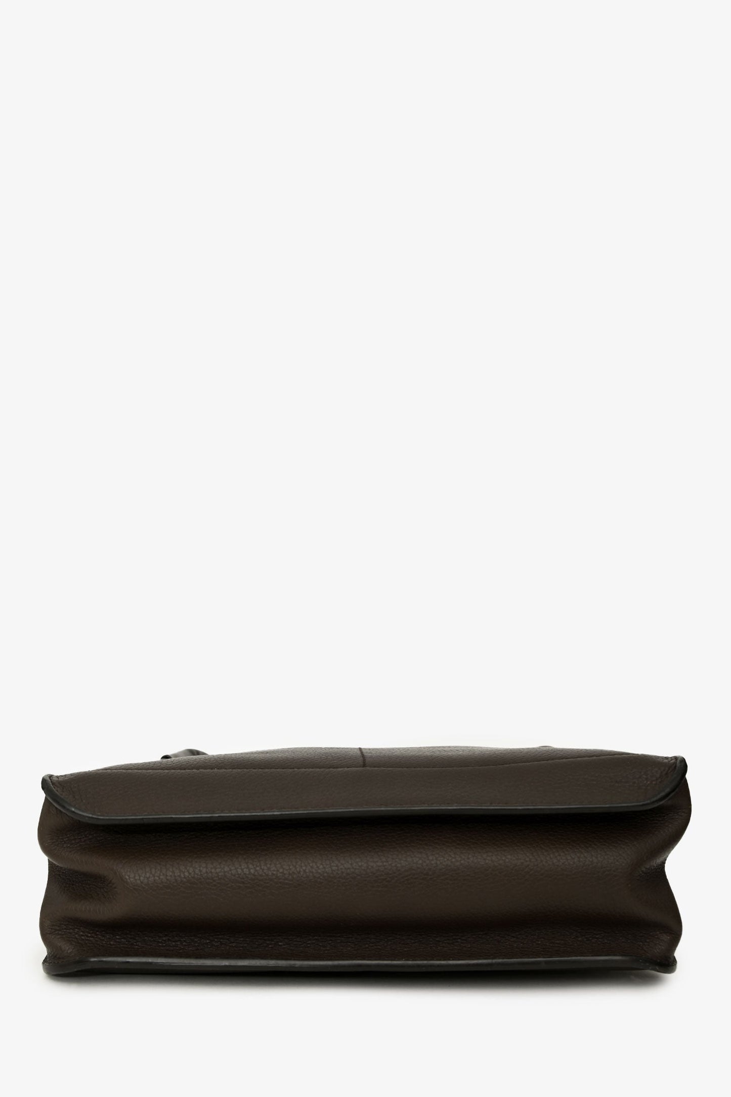 Tom Ford Brown Leather Oversized Crossbody Bag