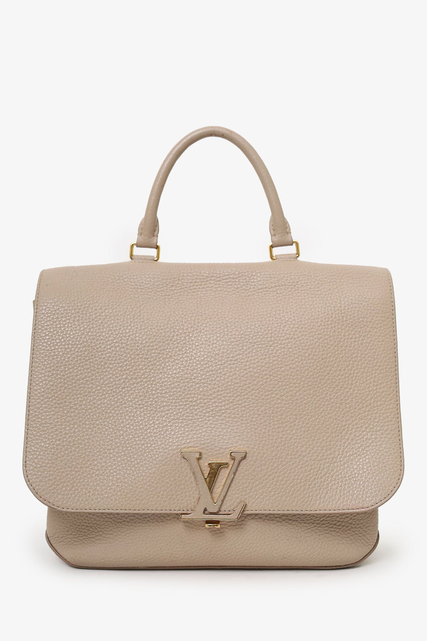 Louis Vuitton 2018 Taupe Leather Taurillon Volta Top Handle (As Is)