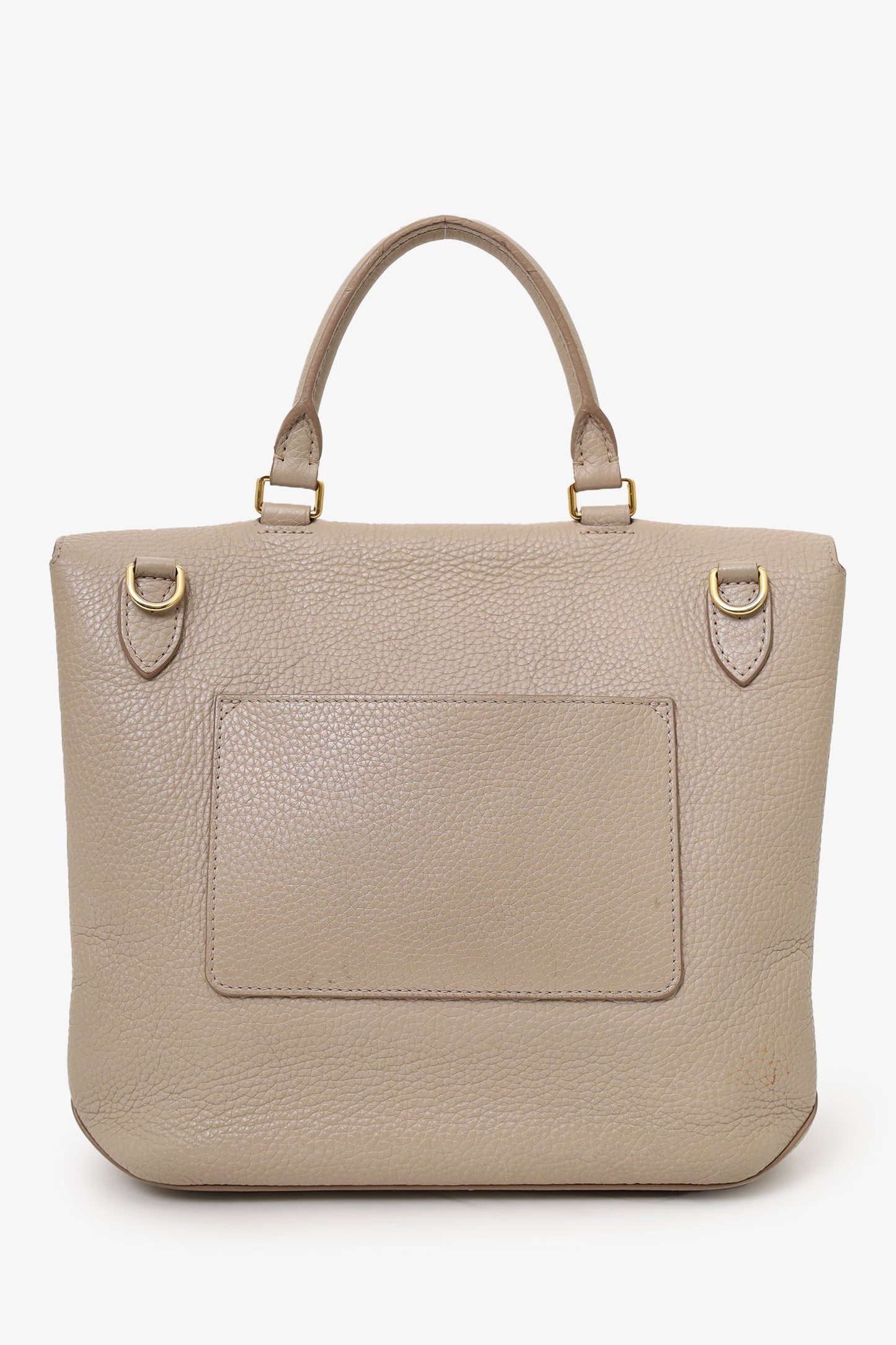 Louis Vuitton 2018 Taupe Leather Taurillon Volta Top Handle (As Is)