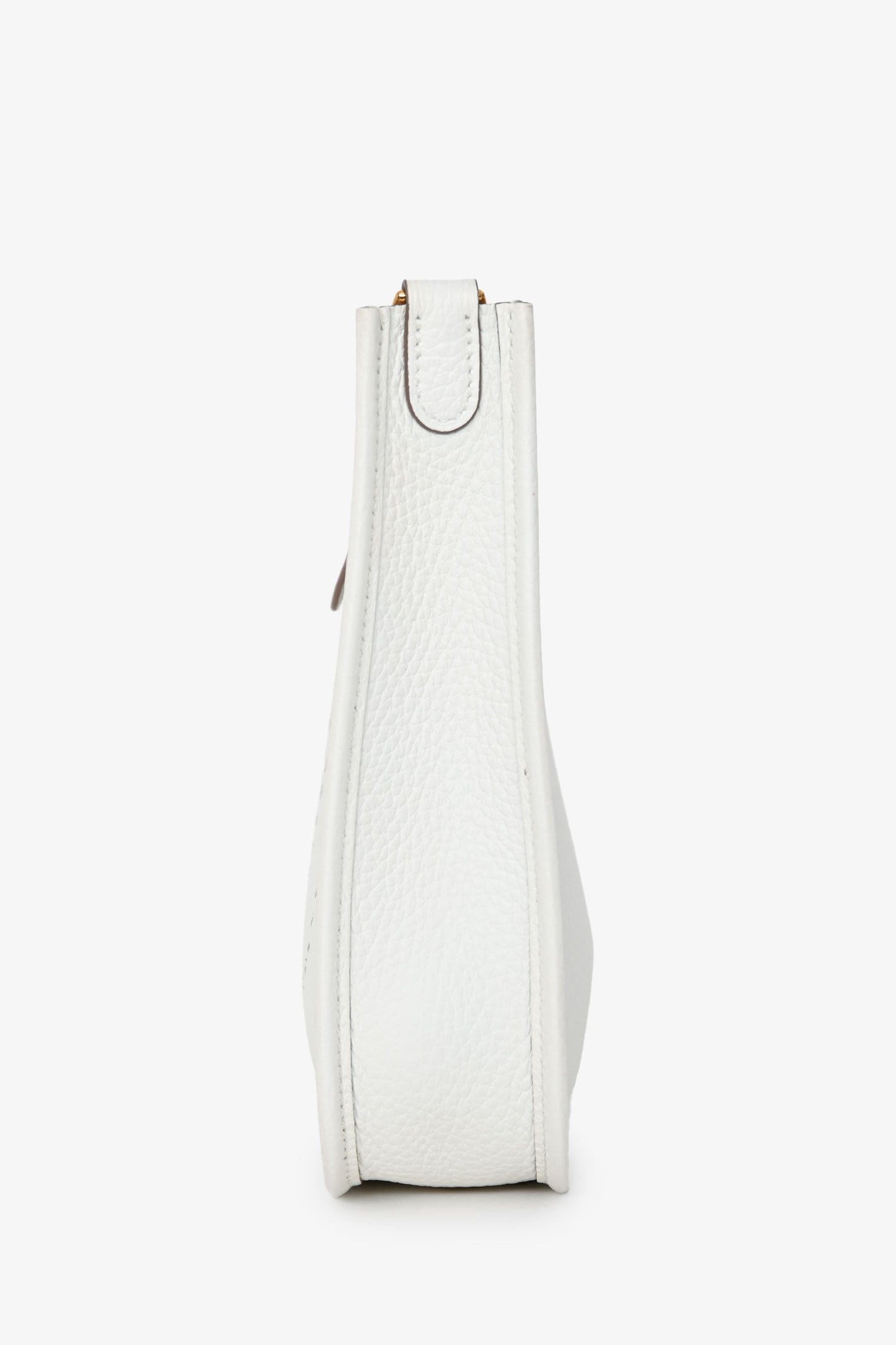 Hermès 2024 Blanc Clemence Leather Evelyne TPM
