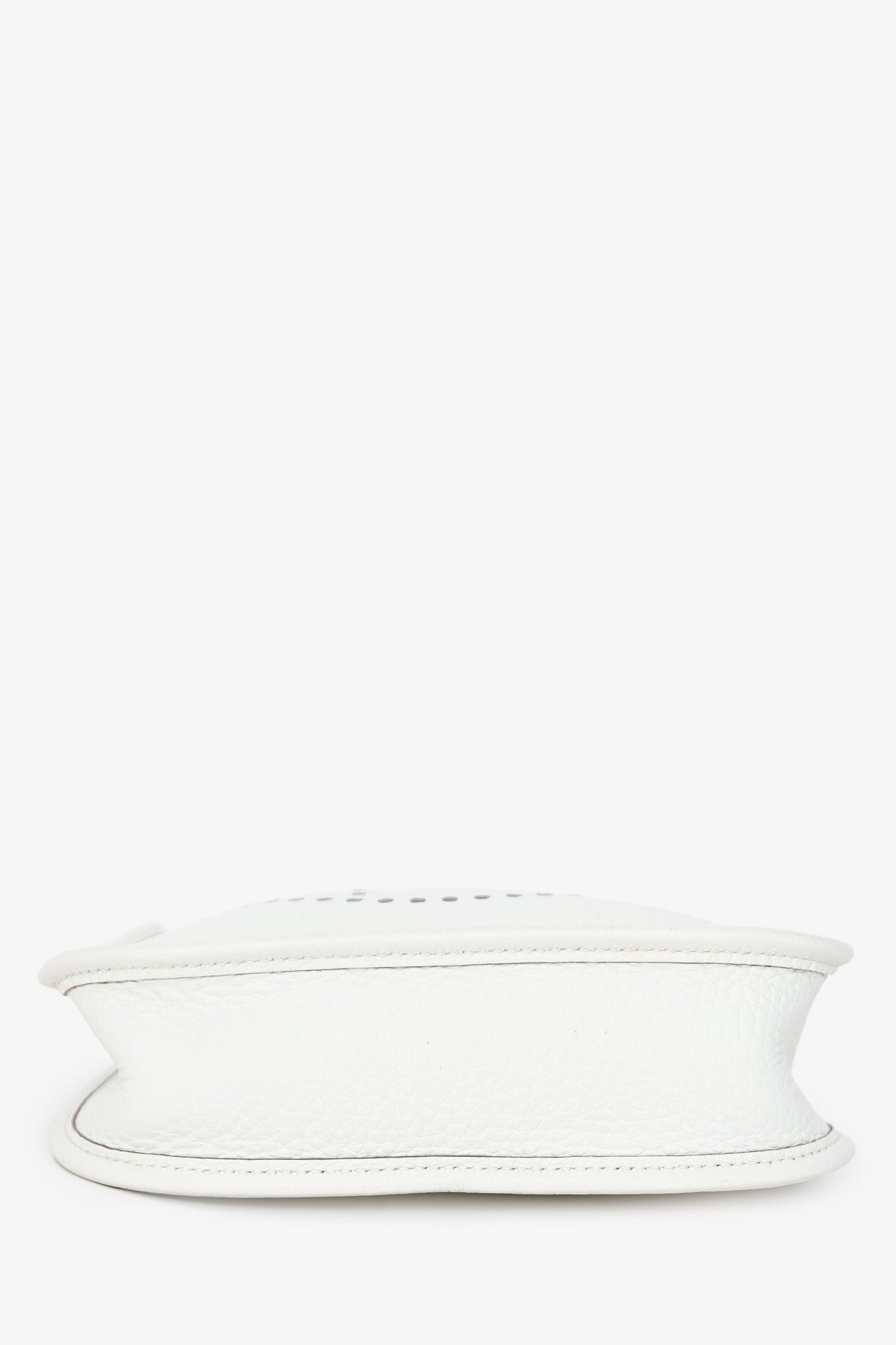 Hermès 2024 Blanc Clemence Leather Evelyne TPM