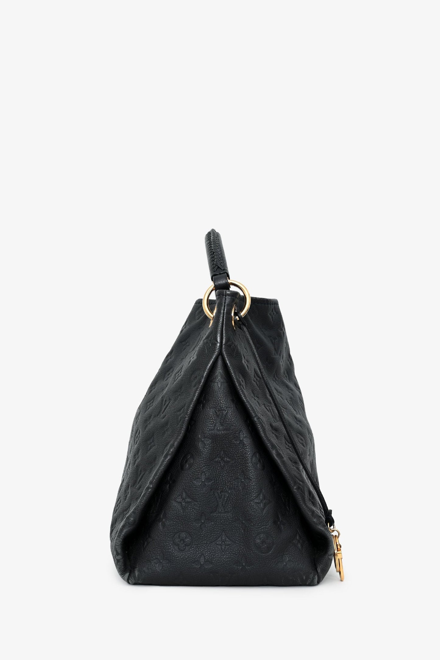 Louis Vuitton Navy Leather Empreinte Artsy MM Hobo Bag
