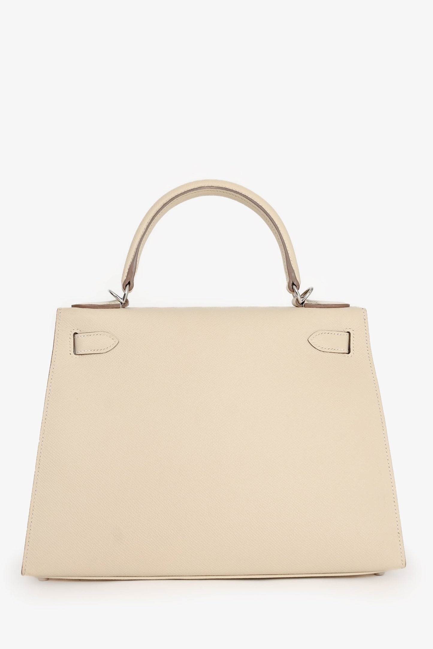 Hermès 2021 Chalk White Epsom Leather Kelly Sellier 28