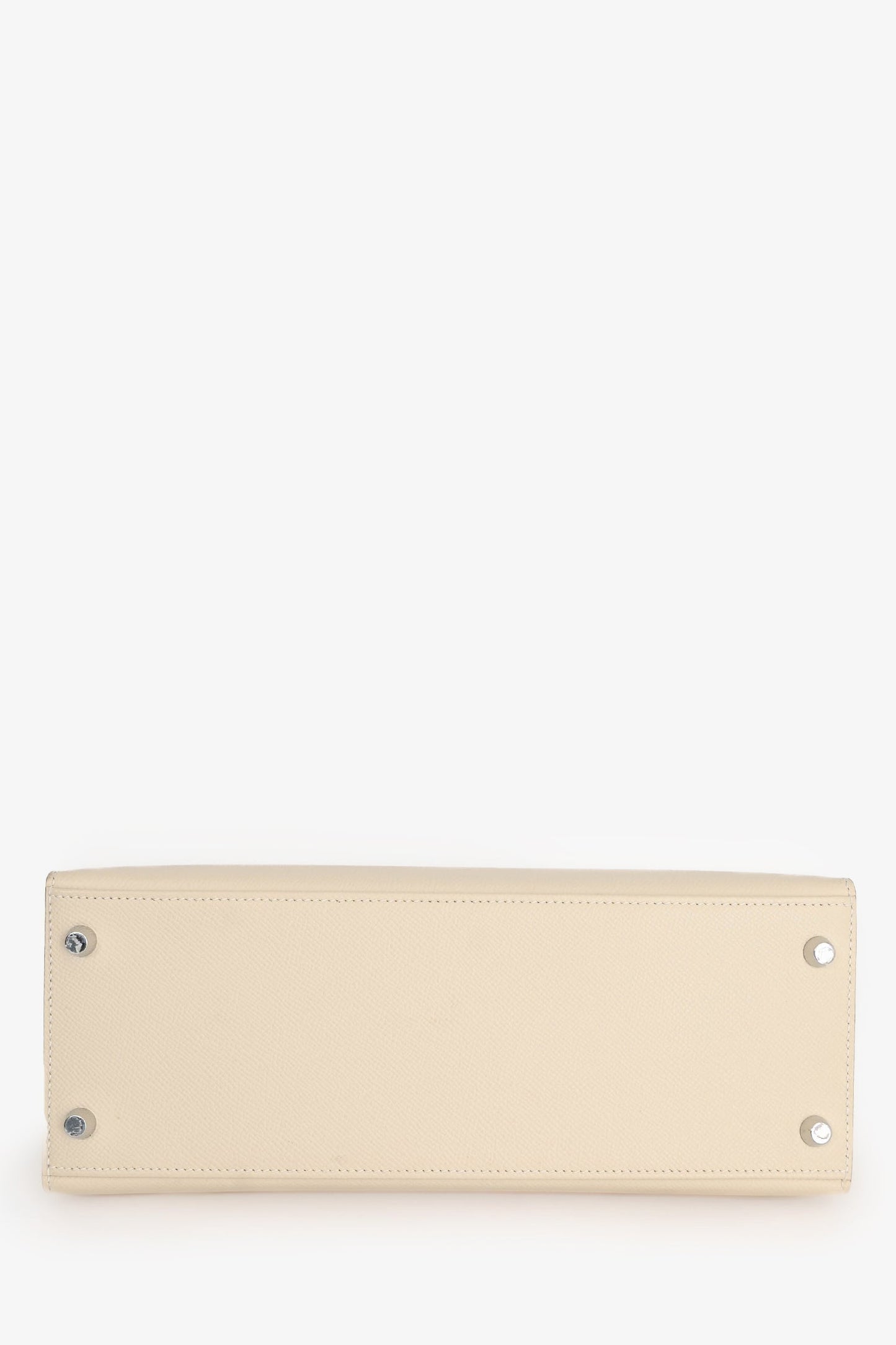 Hermès 2021 Chalk White Epsom Leather Kelly Sellier 28